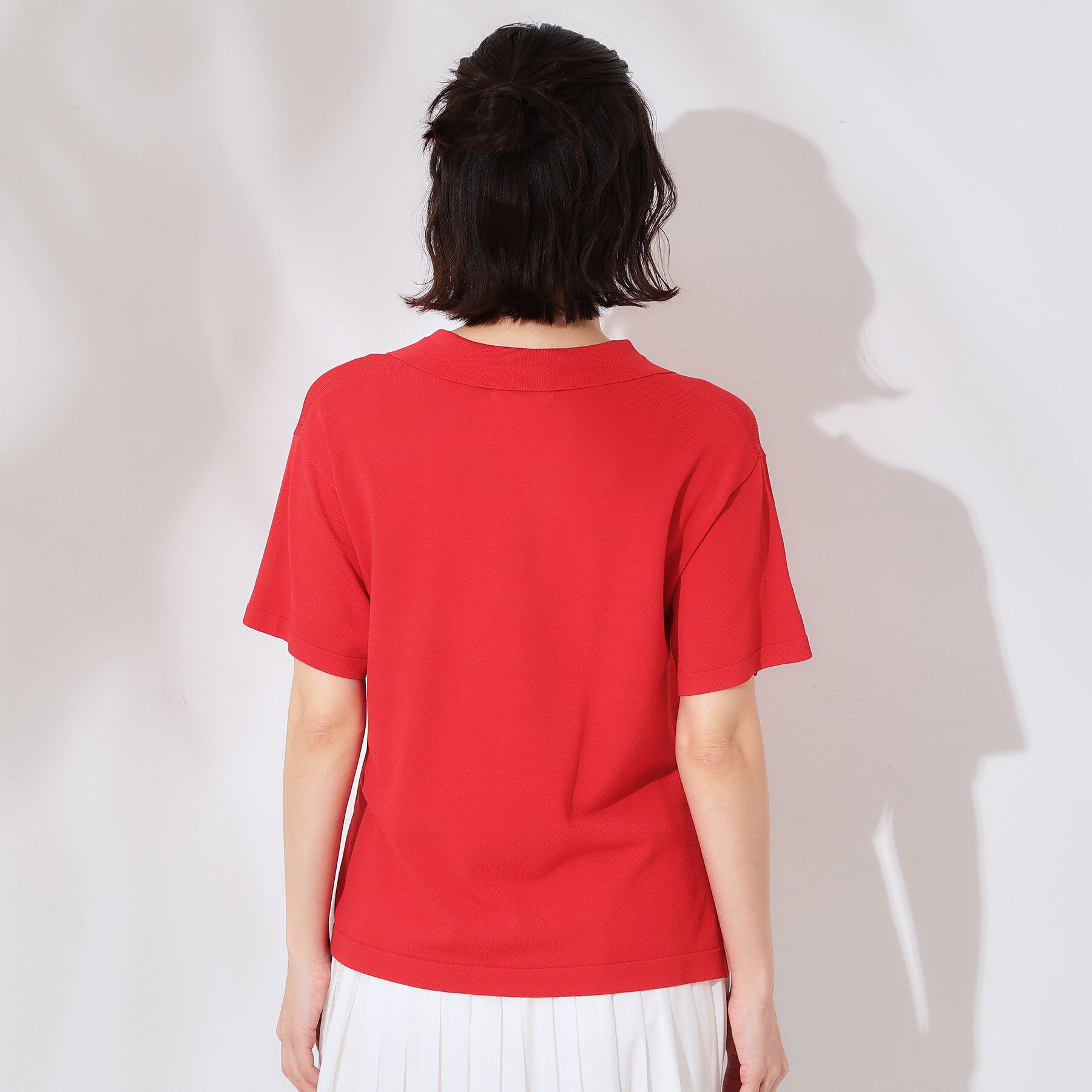 OPAQUE.CLIP「スキッパーニット【UV/接触冷感/抗ピル/洗濯機洗い可】」|ニット・セーター|