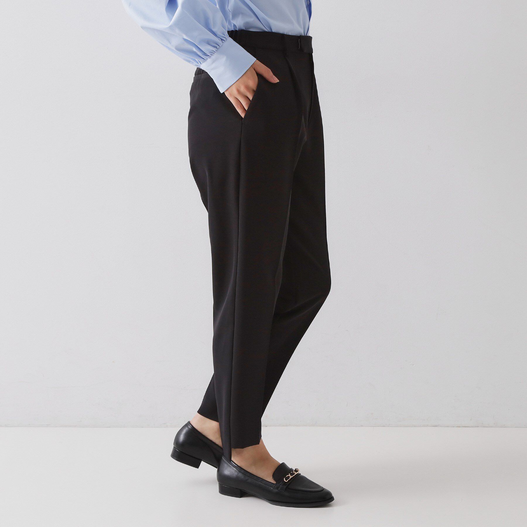 OPAQUE.CLIP「ステップヘムテーパードパンツ／セットアップ対応可【洗濯機OK】」|その他|