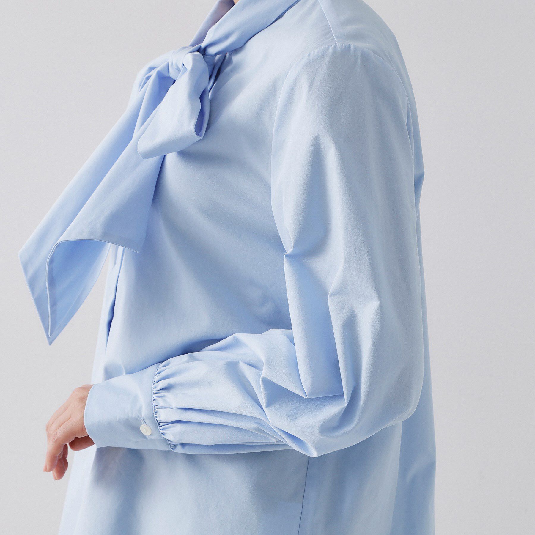 OPAQUE.CLIP「≪通勤・セレモニー対応≫ボウタイシャツブラウス【洗濯機OK】」|シャツ・ブラウス|