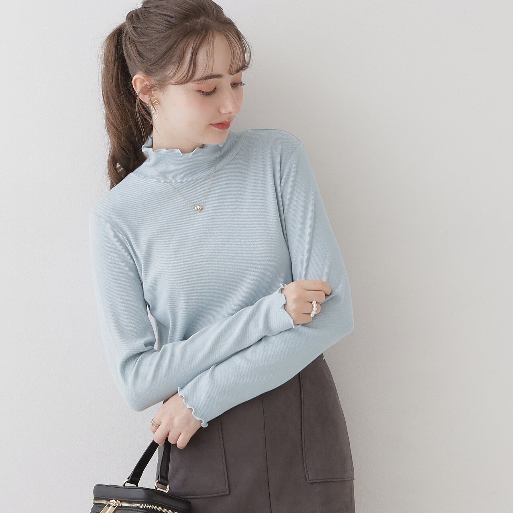 Couture broach「メロウデザインテレコインナー」|Tシャツ・カットソー|ｻｯｸｽﾌﾞﾙｰ(090)