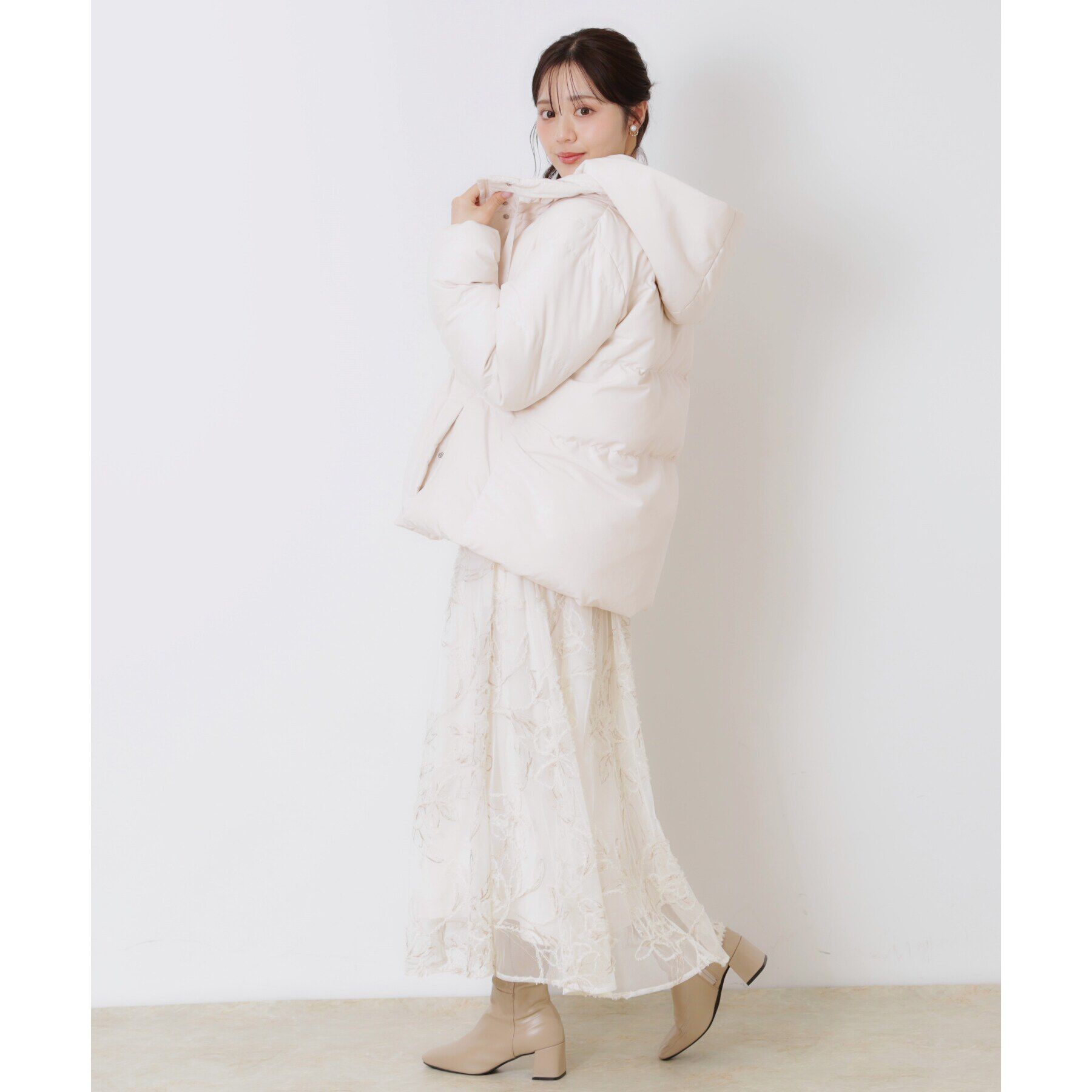 Couture broach「【冬の名品】愛されダウン」|ダウン|