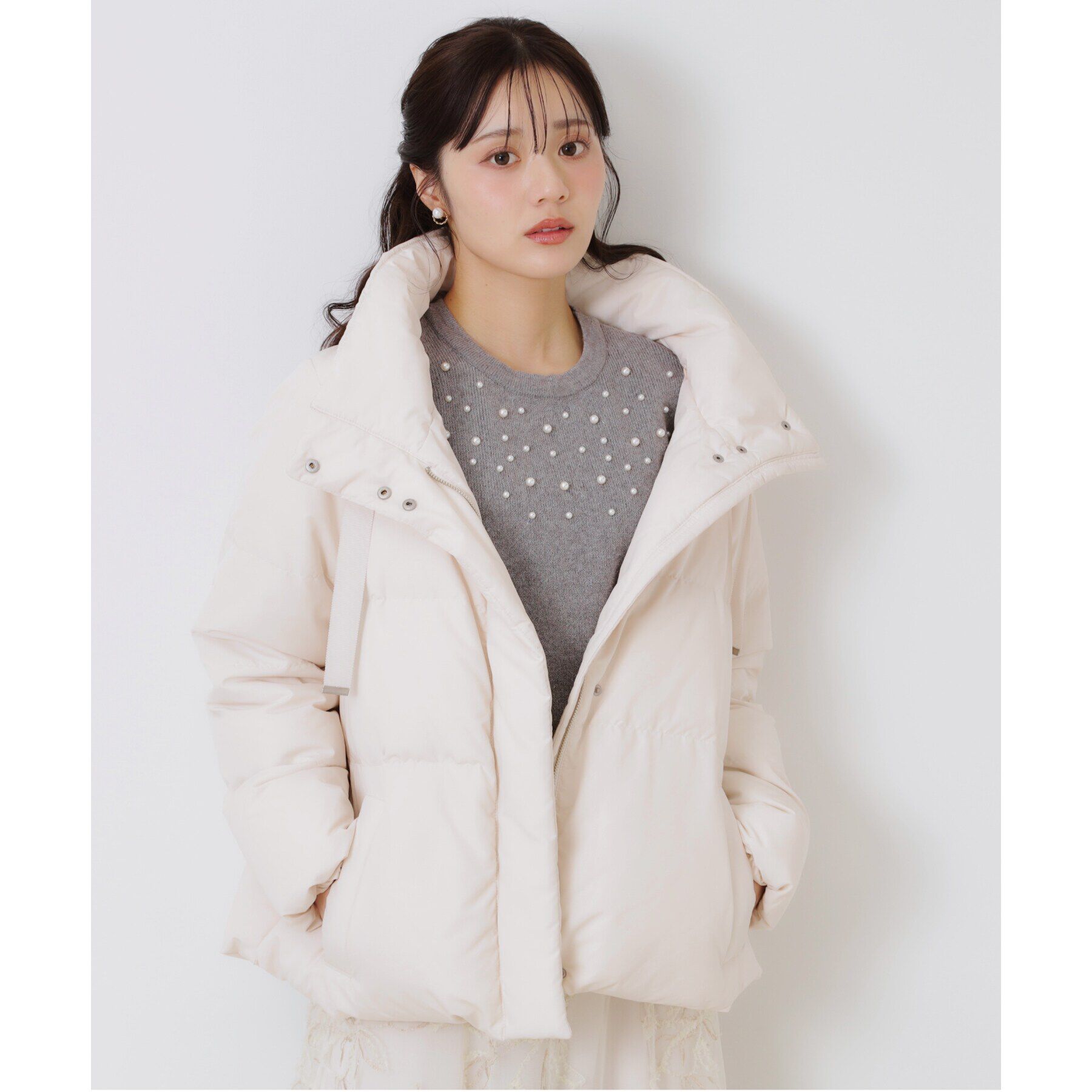 Couture broach「【冬の名品】愛されダウン」|ダウン|