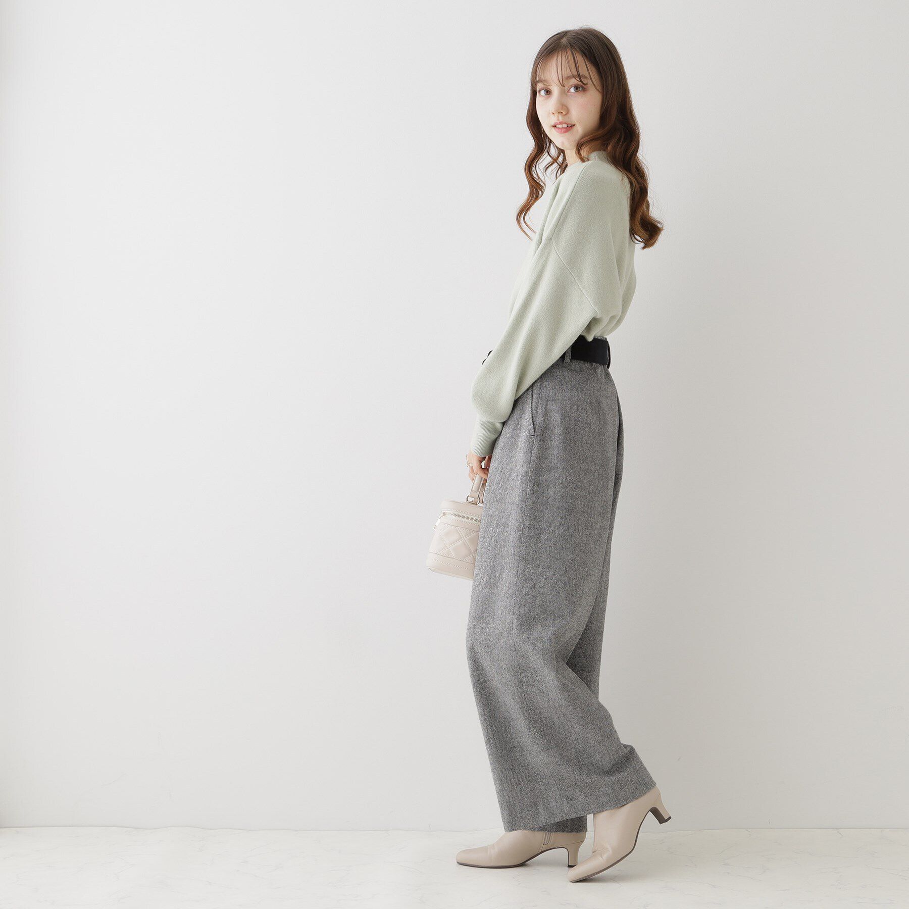 Couture broach「【映えるワイドパンツ】ラメツイードワイドパンツ」|その他|