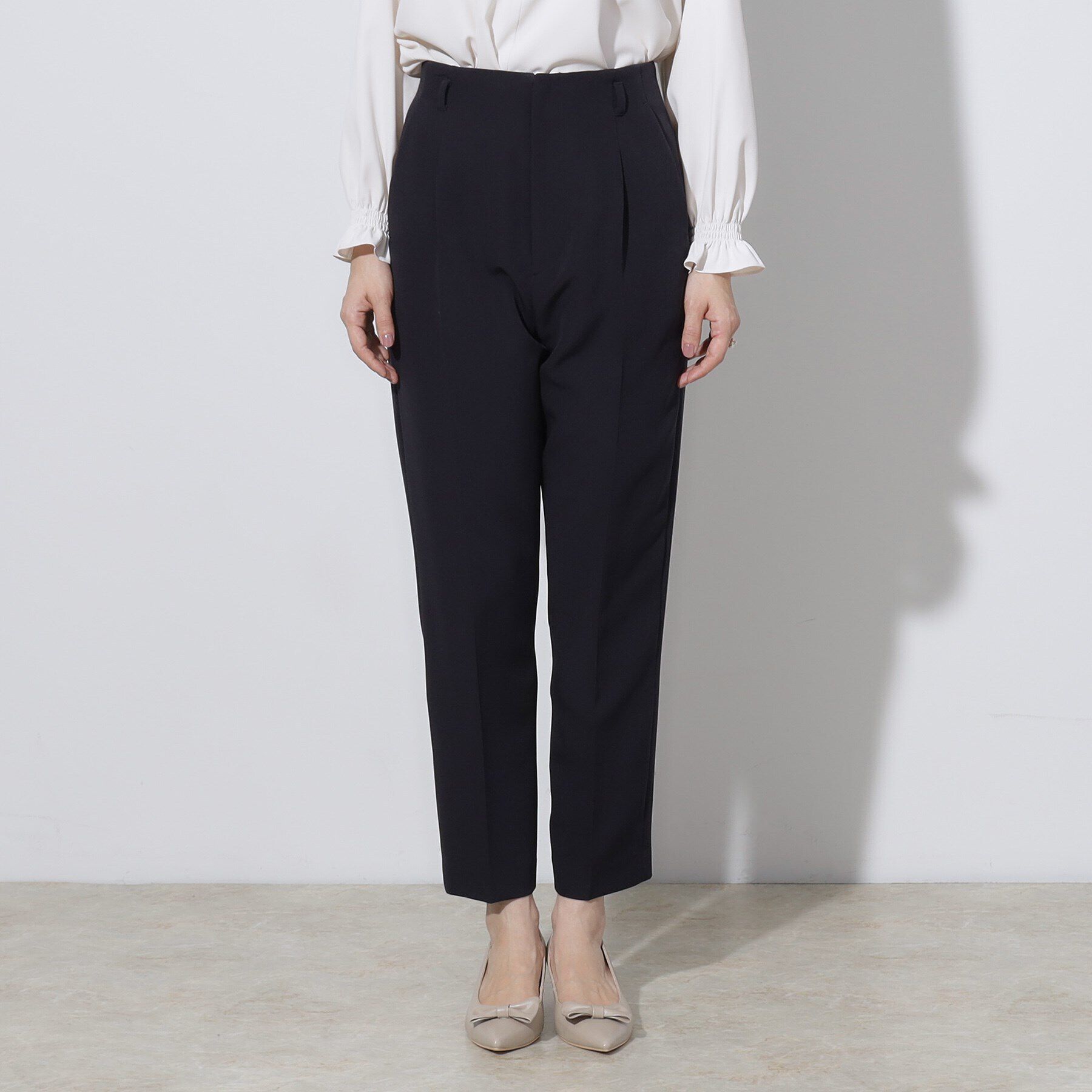 Couture broach「【セレモニーシーン/お仕事にも】ダブルクロステーパードパンツ」|その他|