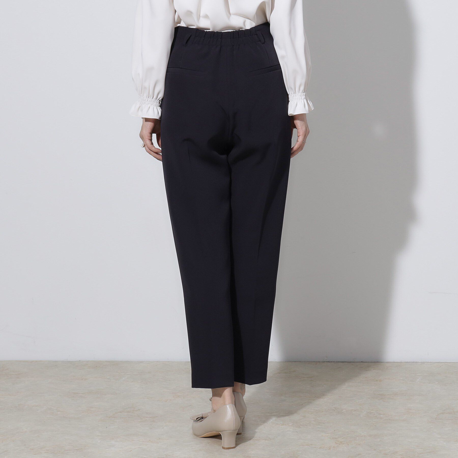 Couture broach「【セレモニーシーン/お仕事にも】ダブルクロステーパードパンツ」|その他|