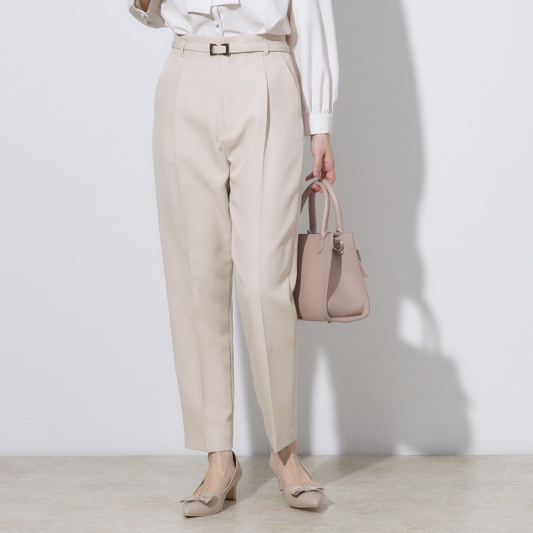 Couture broach「【セレモニーシーン/お仕事にも】ダブルクロステーパードパンツ」|その他|