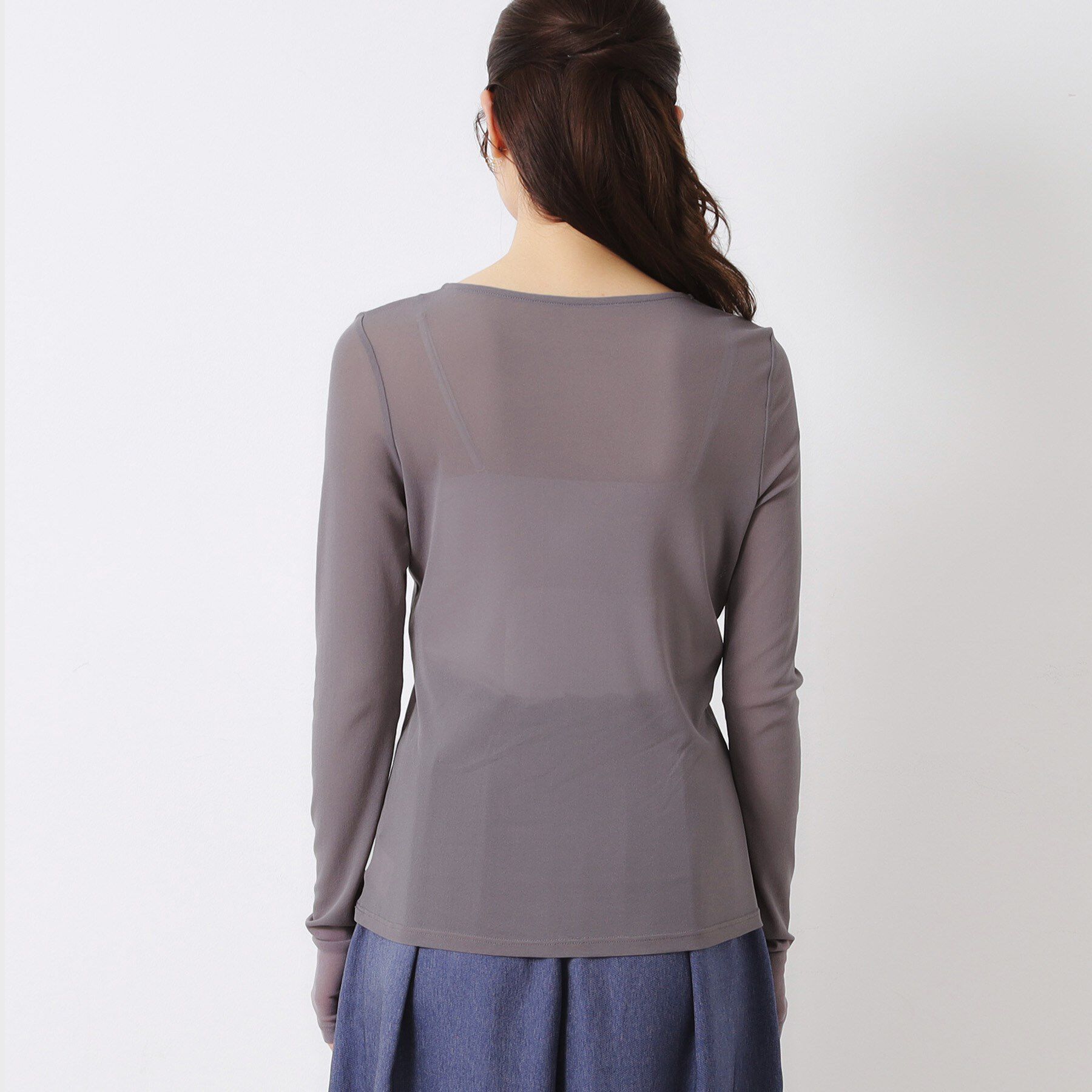 Couture broach「チュールクルーネックTシャツ」|Tシャツ・カットソー|