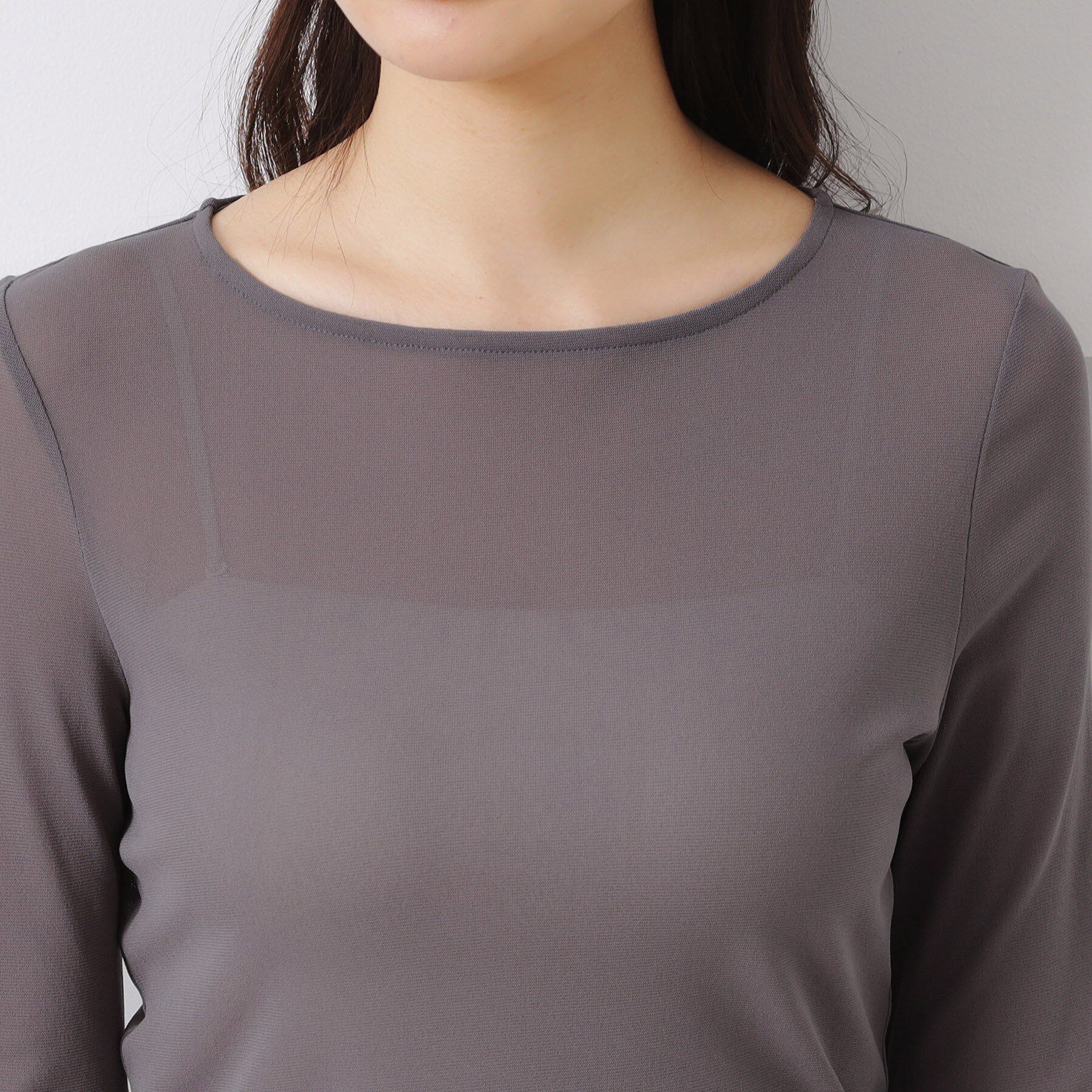 Couture broach「チュールクルーネックTシャツ」|Tシャツ・カットソー|