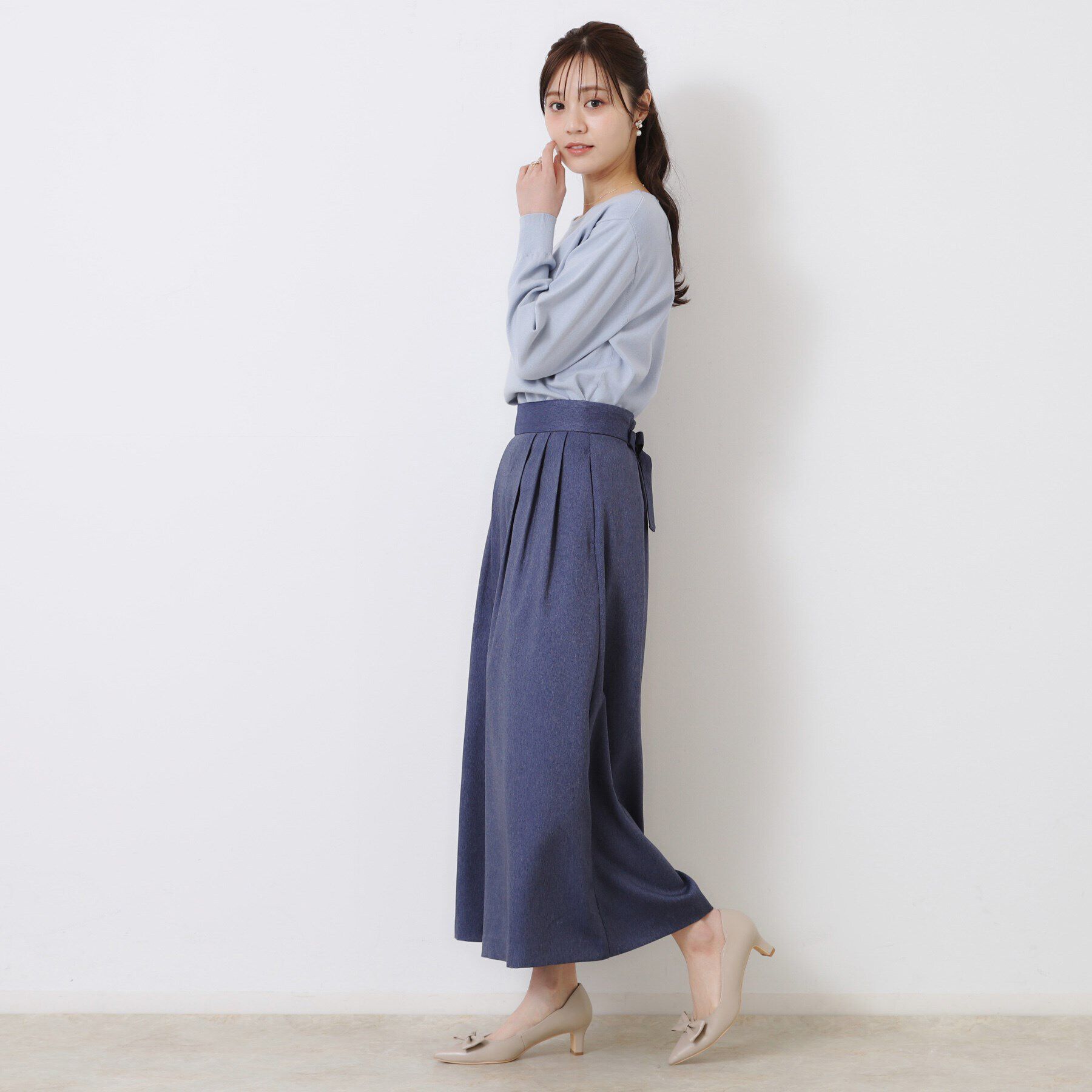 Couture broach「【大人可愛い・通勤】フラワーエンブロニット」|ニット・セーター|