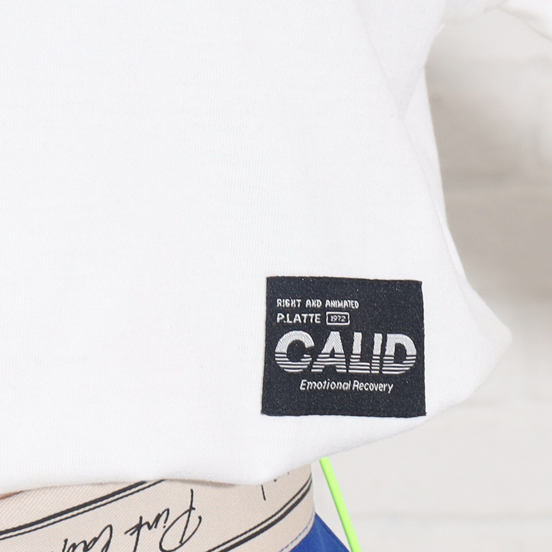 PINK-latte「裾ドロスト袖ラインTシャツ」|Tシャツ・カットソー|