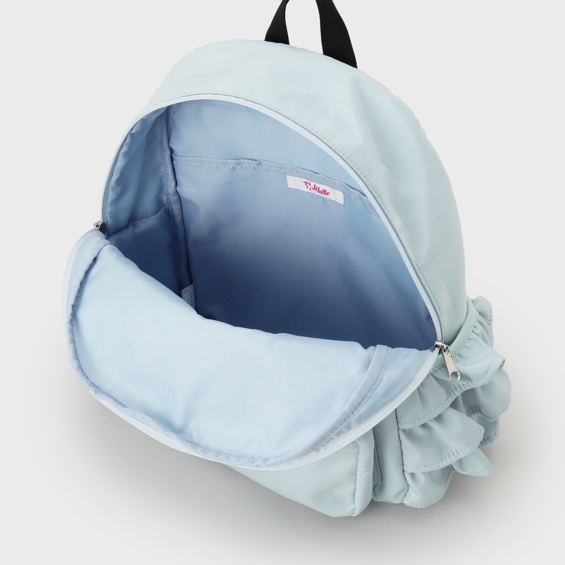 PINK-latte「【容量約15L】フリルリュック」|リュック|
