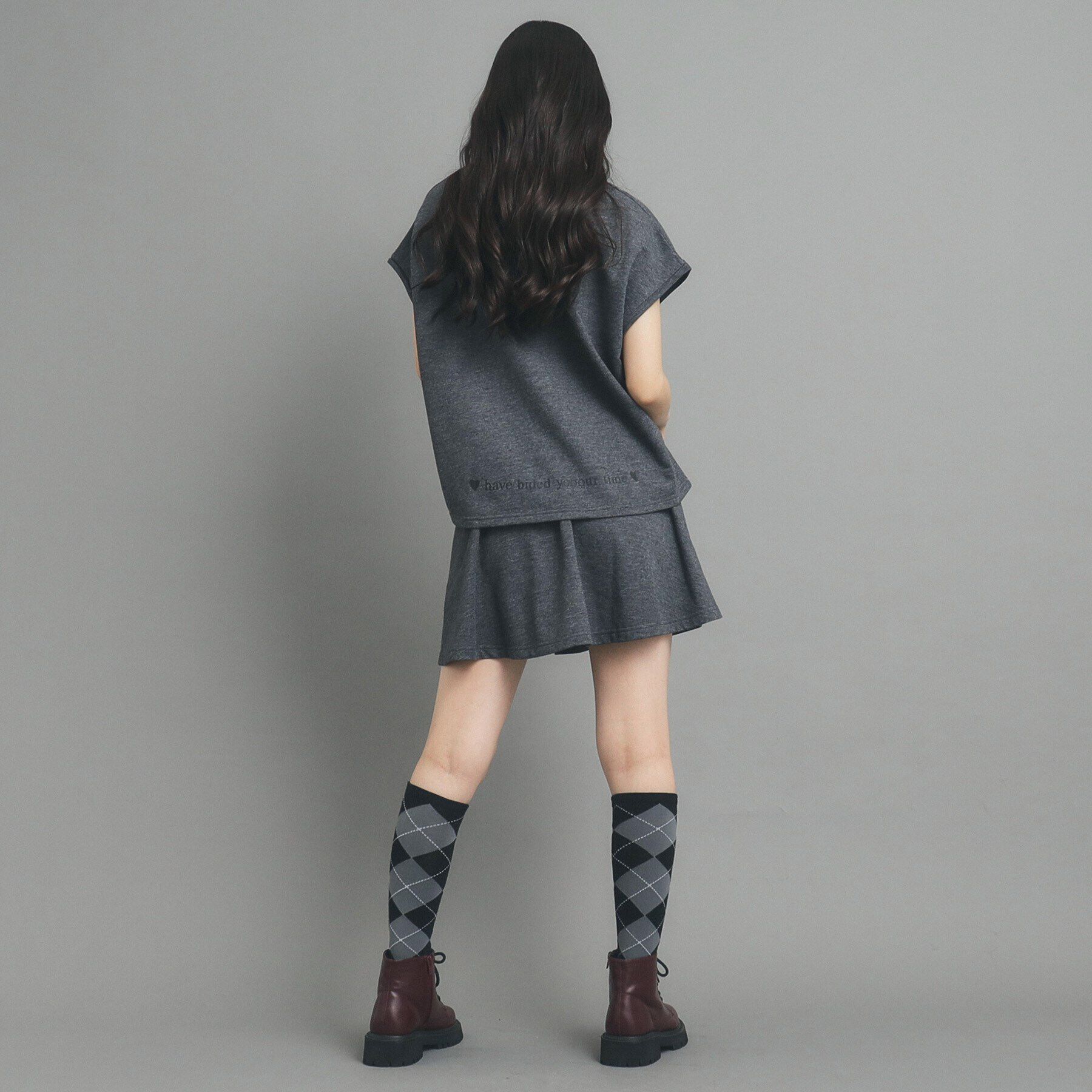 PINK-latte「バックロゴプリントプルオーバー」|Tシャツ・カットソー|