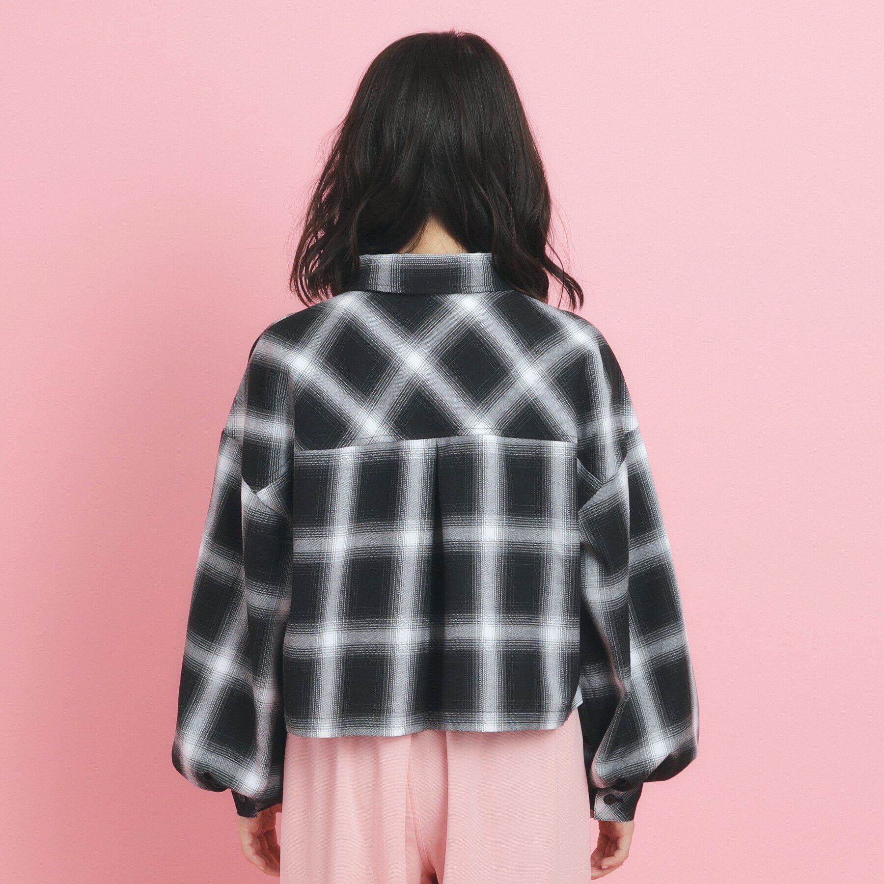 PINK-latte「【カラー追加/セットアイテム】ショート丈シャツブルゾン」|その他|