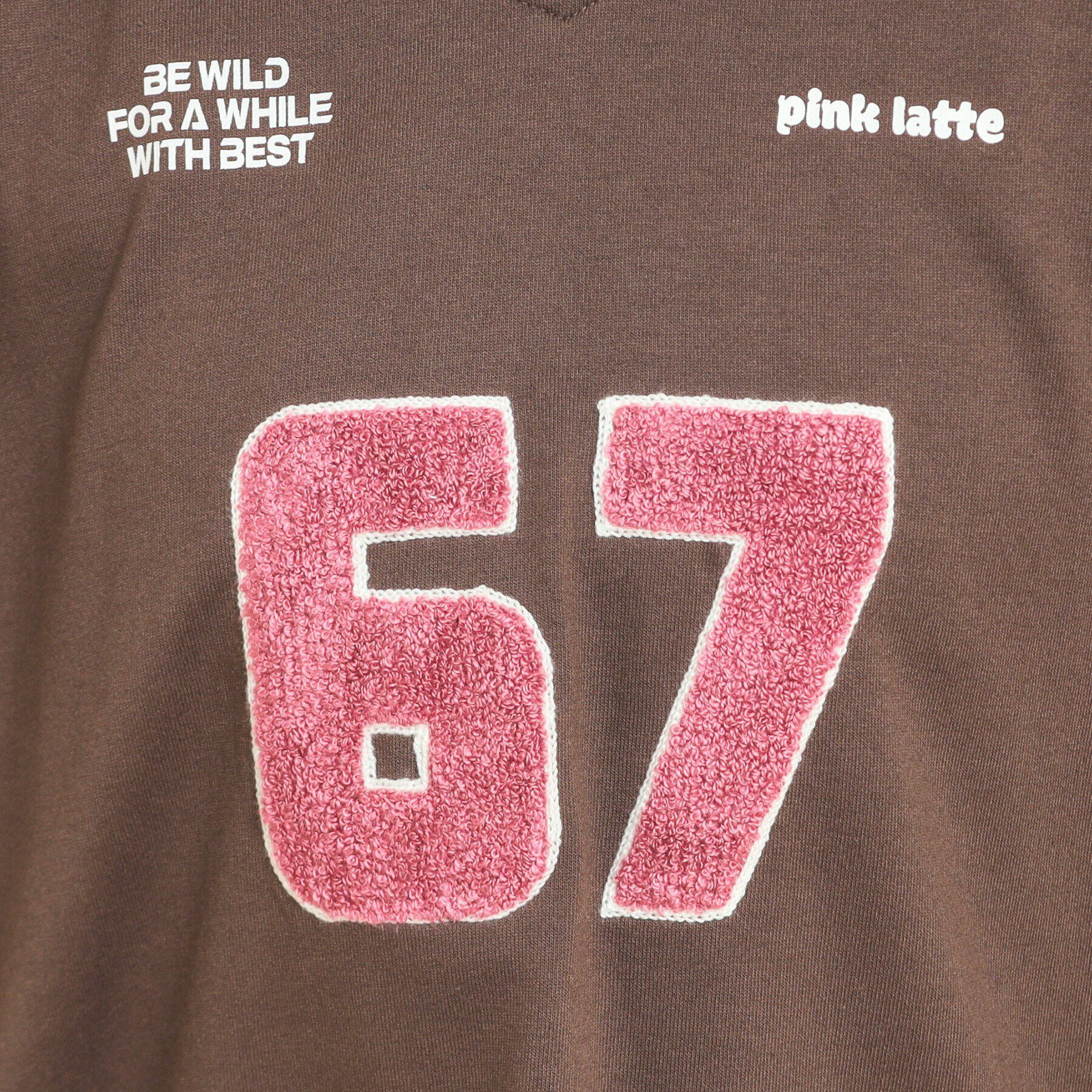 PINK-latte「衿付きユニフォームロングTシャツ」|Tシャツ・カットソー|