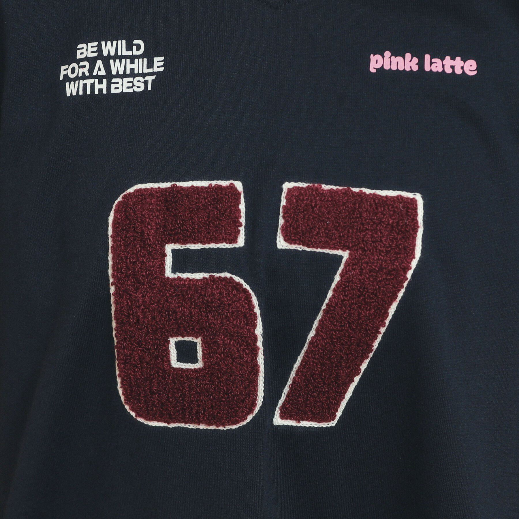 PINK-latte「衿付きユニフォームロングTシャツ」|Tシャツ・カットソー|