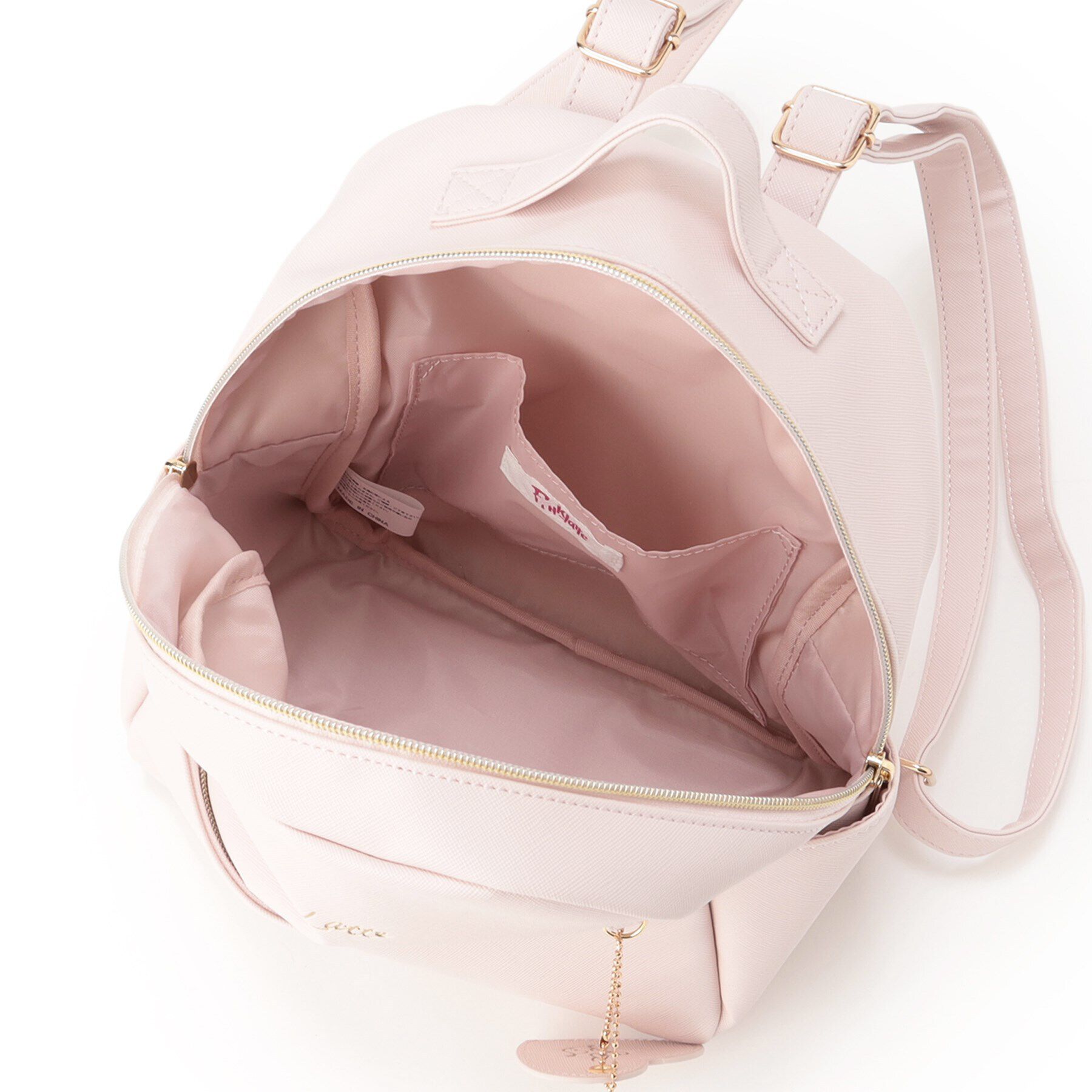 PINK-latte「ハートチャームリュック」|リュック|