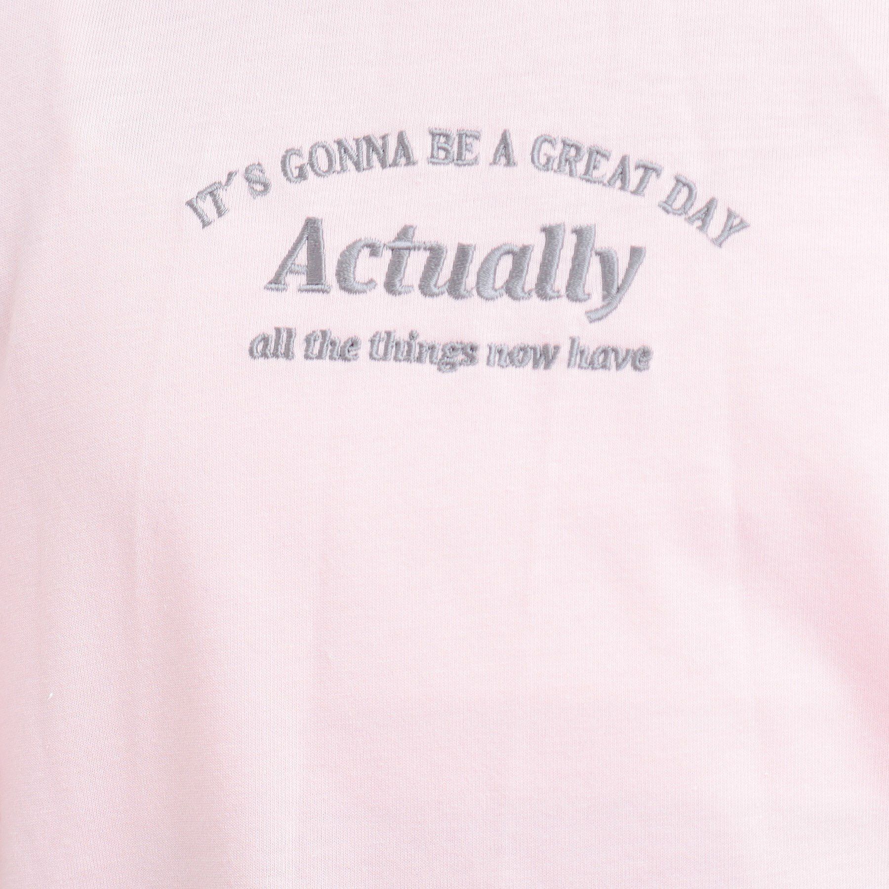 PINK-latte「肩あきフレアスリーブトップス」|Tシャツ・カットソー|