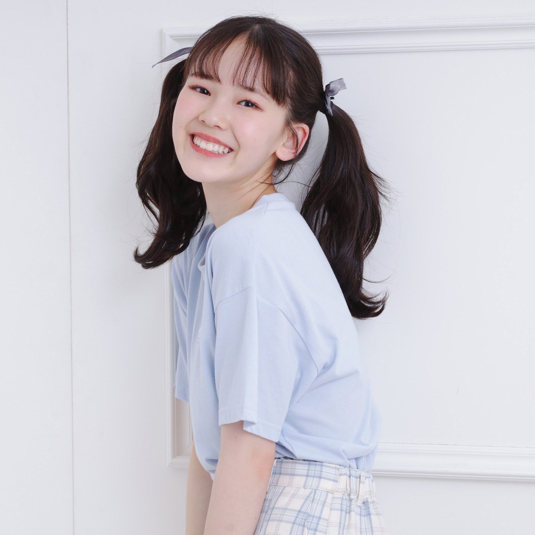 PINK-latte「接触冷感 ワンちゃんサガラTシャツ」|Tシャツ・カットソー|