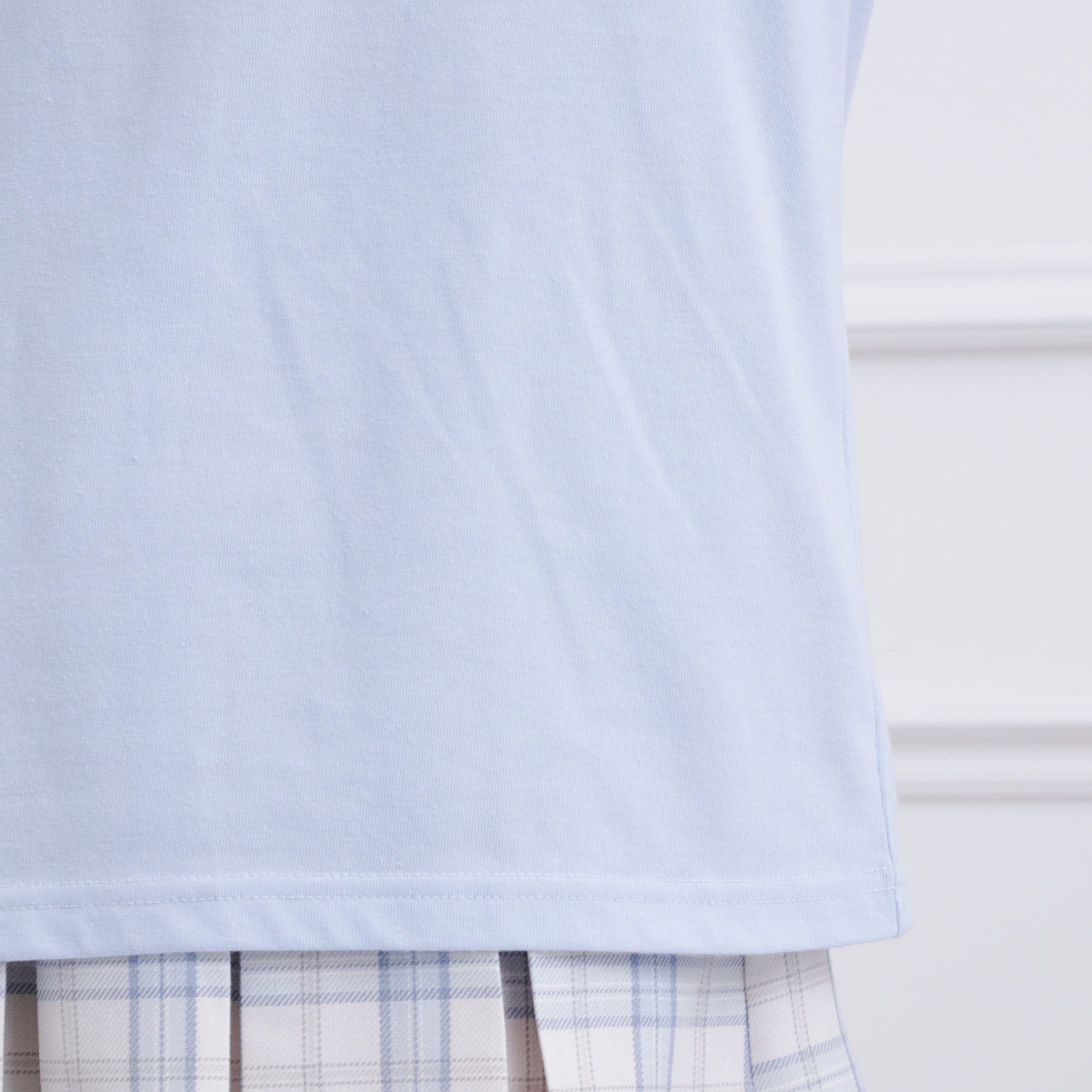 PINK-latte「接触冷感 ワンちゃんサガラTシャツ」|Tシャツ・カットソー|