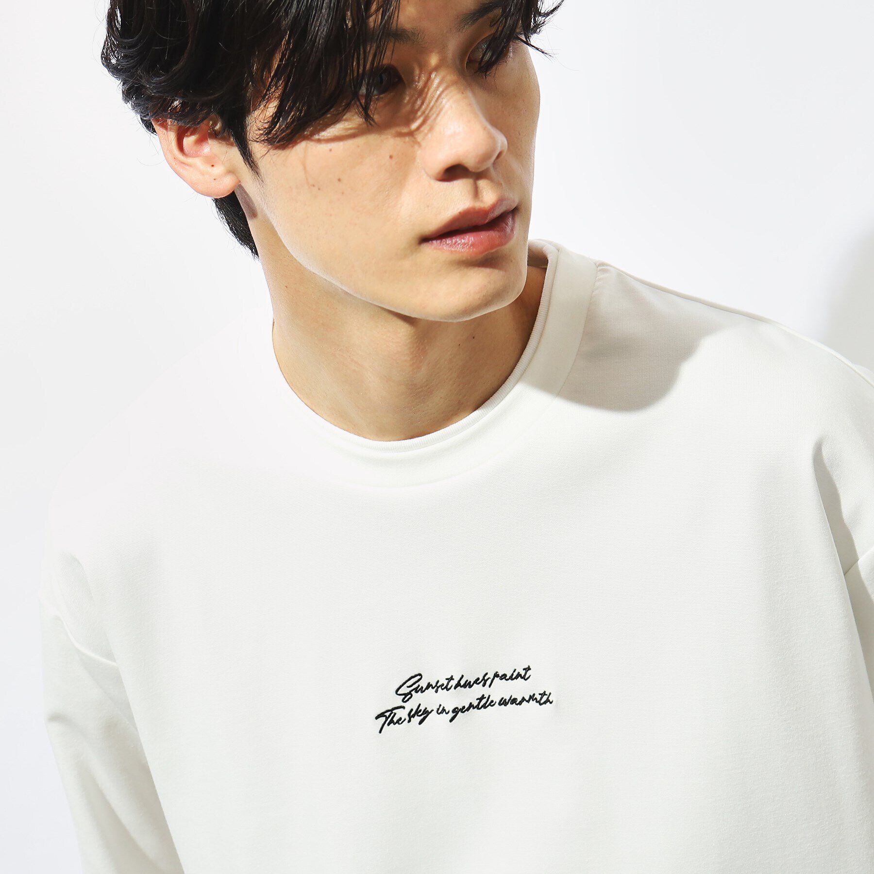 THE SHOP TK「【接触冷感】ポンチフェイクレイヤードTシャツ」|Tシャツ・カットソー|