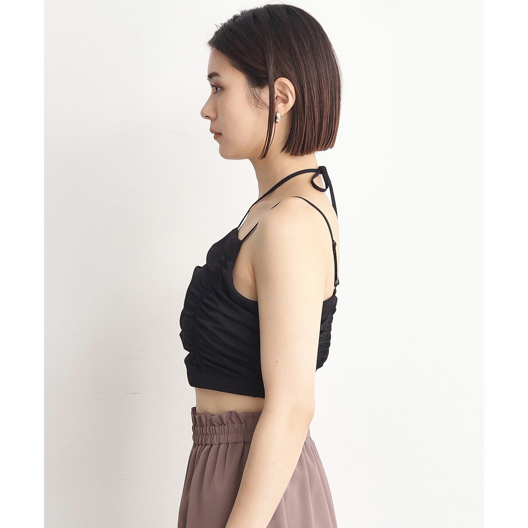THE SHOP TK「【ラッシュガード/接触冷感/撥水/UVケア/洗える】MIZUGIWA_ホルター＆キャミビスチェ」|キャミソール|