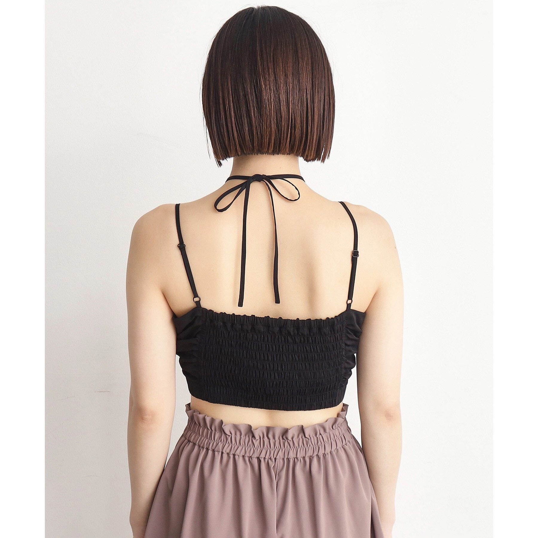 THE SHOP TK「【ラッシュガード/接触冷感/撥水/UVケア/洗える】MIZUGIWA_ホルター＆キャミビスチェ」|キャミソール|