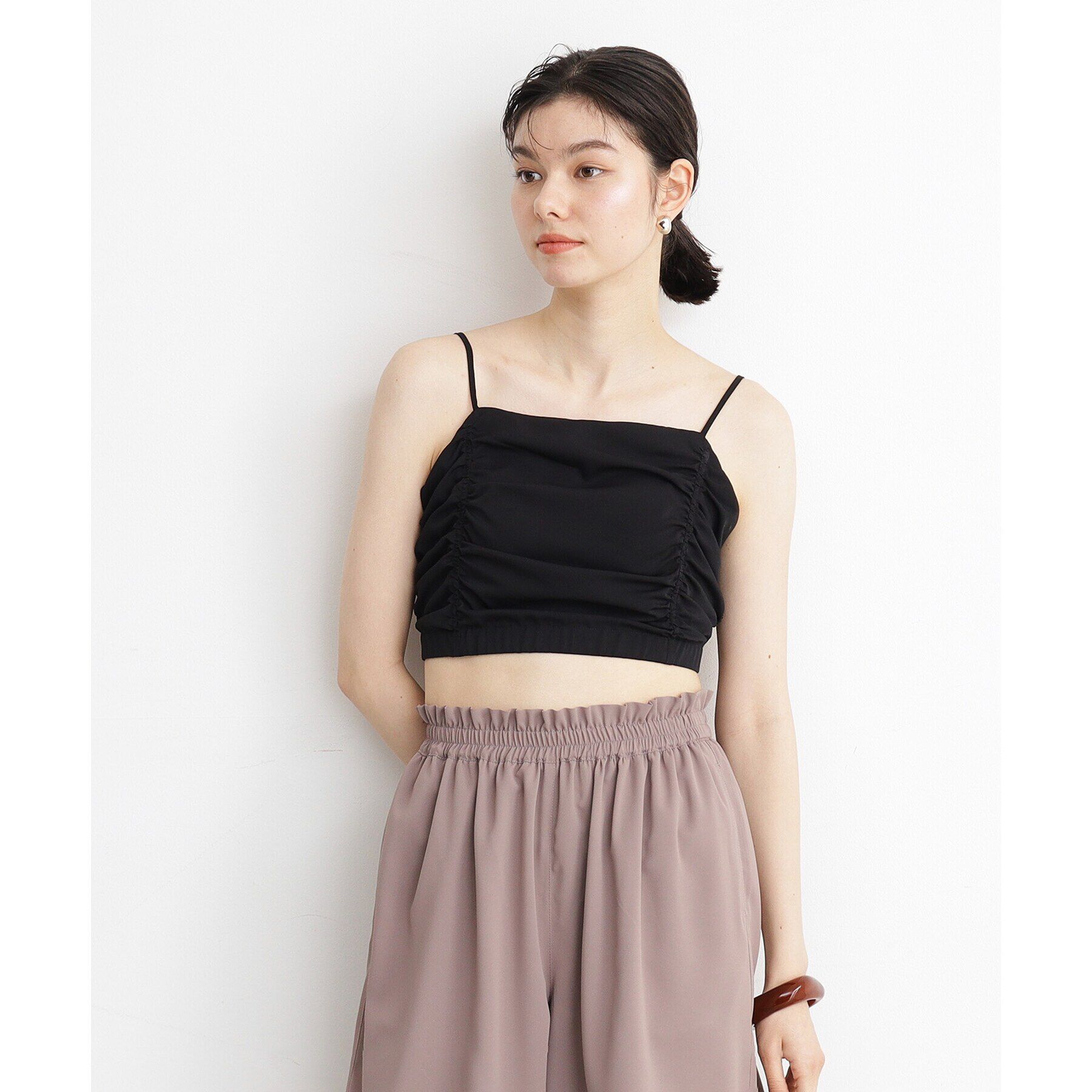 THE SHOP TK「【ラッシュガード/接触冷感/撥水/UVケア/洗える】MIZUGIWA_ホルター＆キャミビスチェ」|キャミソール|