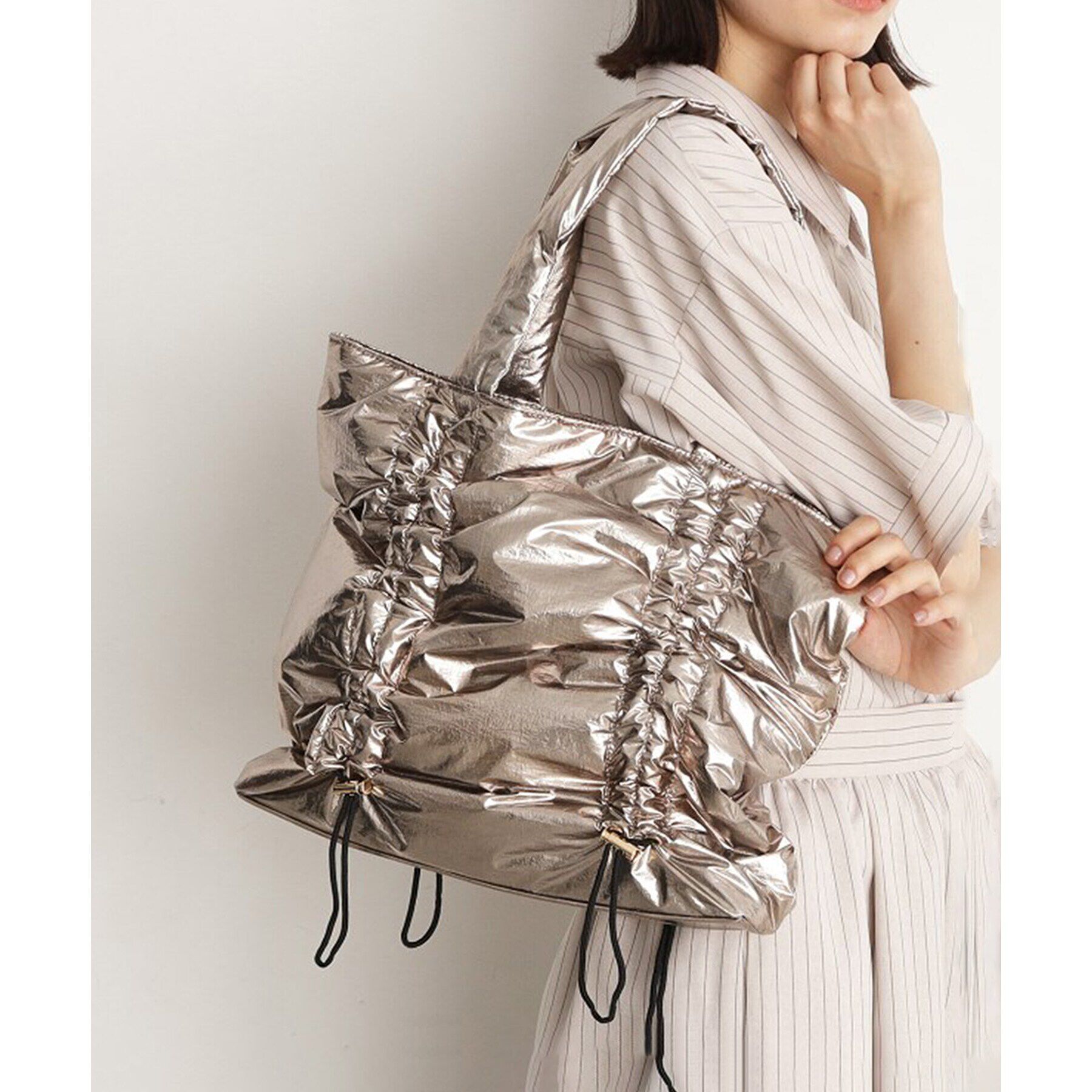 THE SHOP TK「メタルドロスト2WAYトート」|トートバッグ|