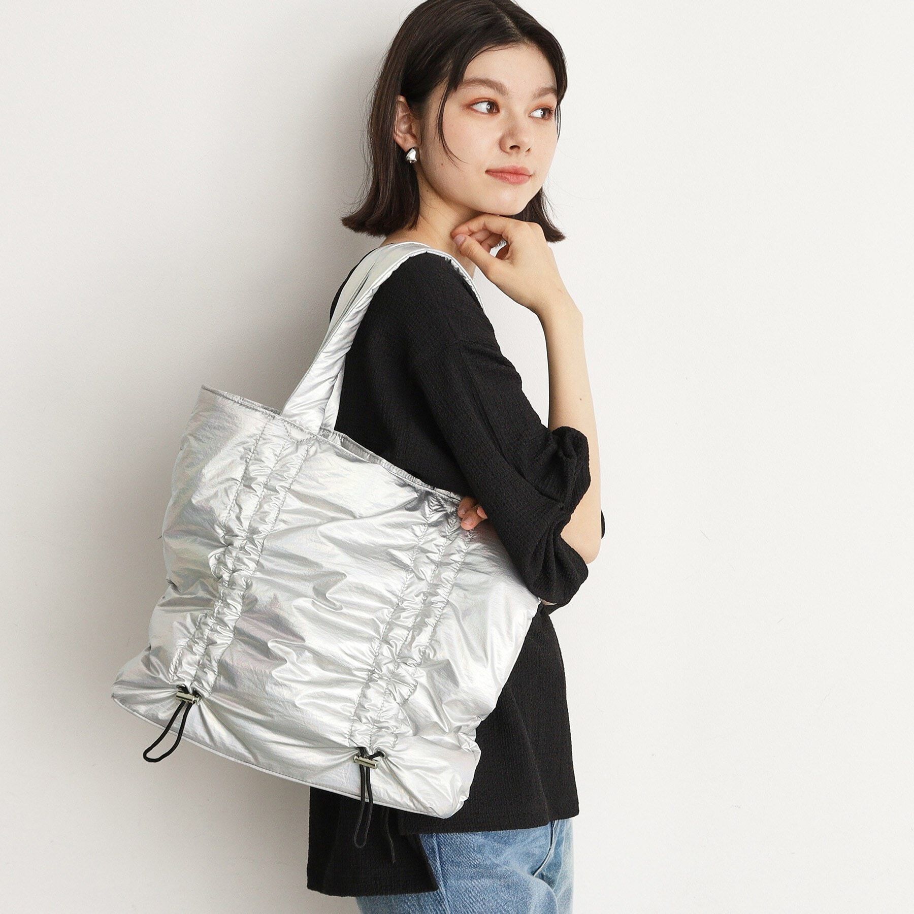 THE SHOP TK「メタルドロスト2WAYトート」|トートバッグ|