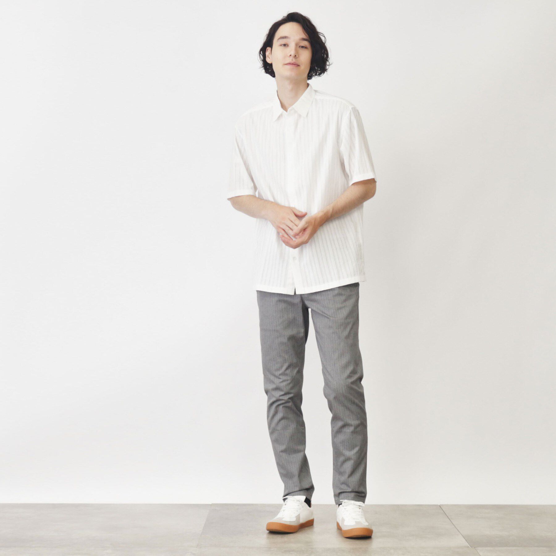 THE SHOP TK「コットンレース半袖シャツ」|シャツ・ブラウス|