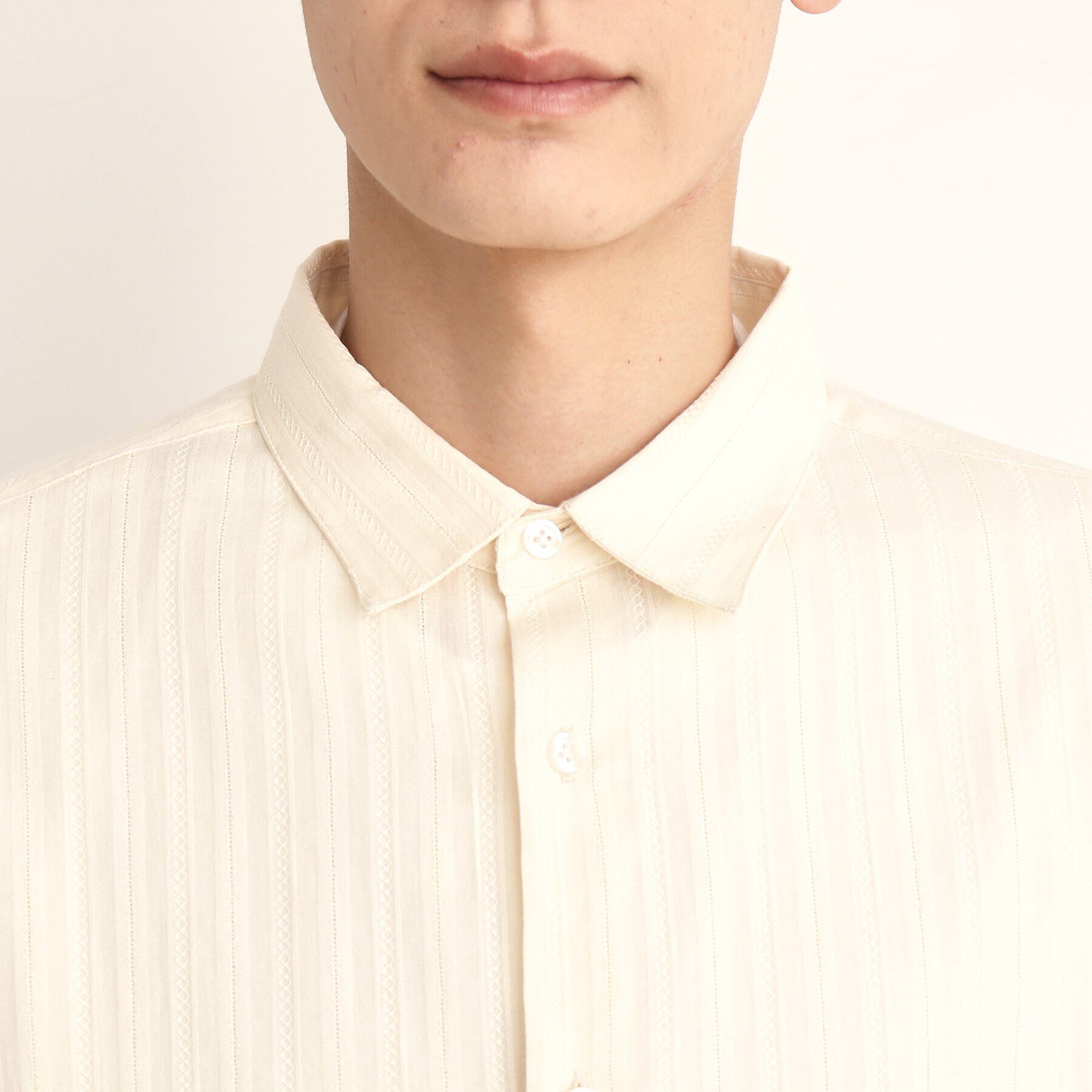 THE SHOP TK「コットンレース半袖シャツ」|シャツ・ブラウス|