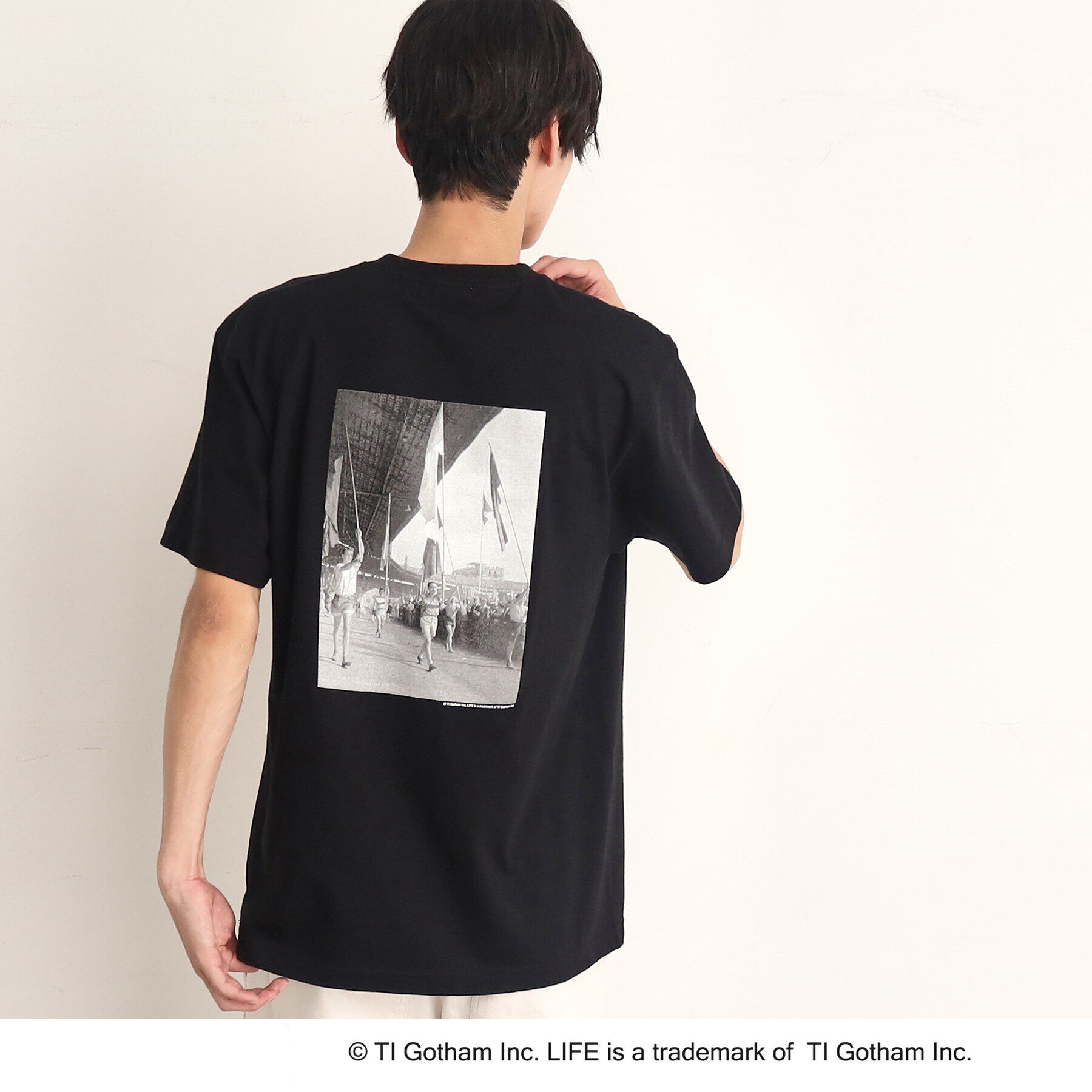 THE SHOP TK「【GOOD ROCK SPEED &times; LIFE PICTURE COLLECTION 別注】 Par」|Tシャツ・カットソー|ブラック(419)
