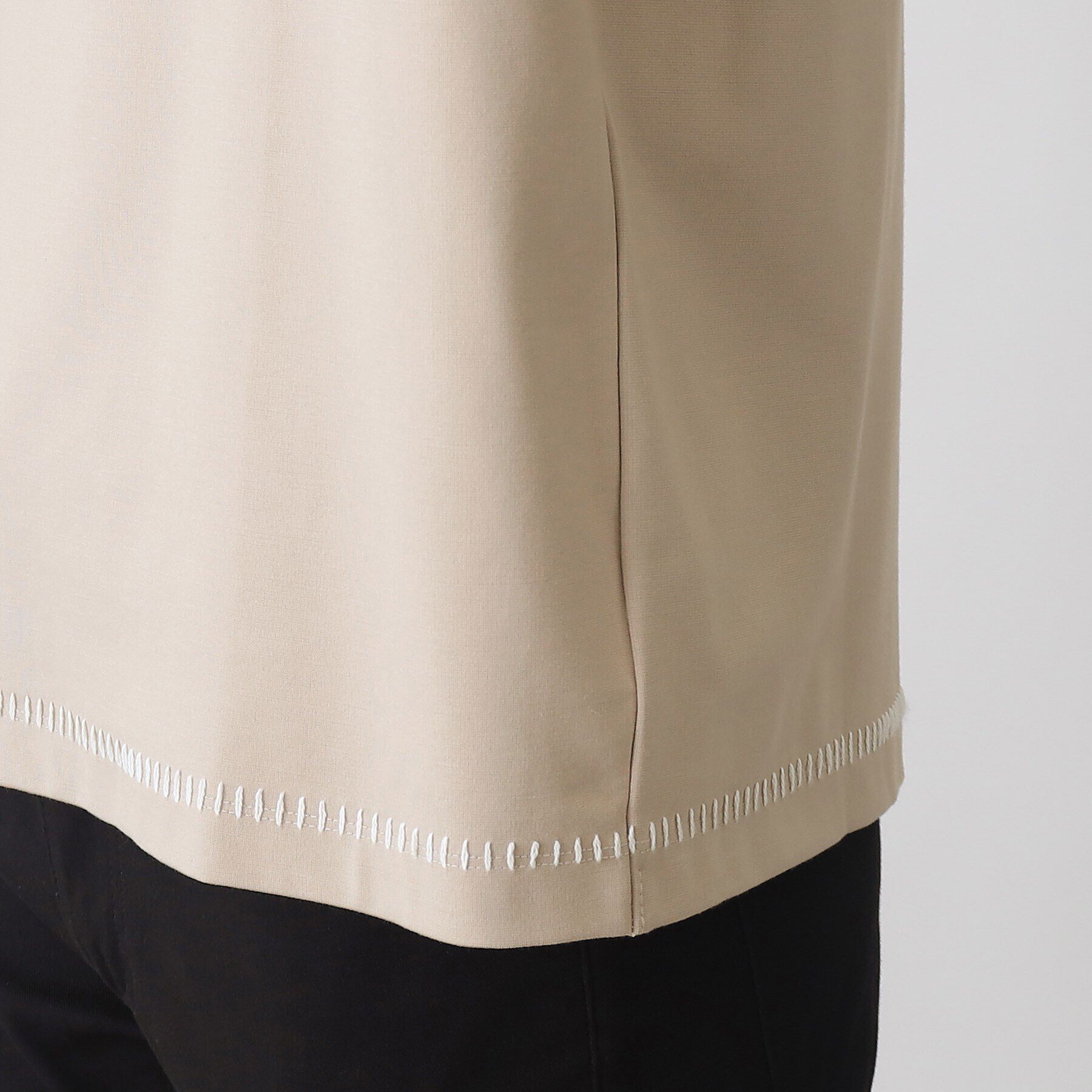 THE SHOP TK「冷感ポンチステッチTシャツ 接触冷感／リラックスシルエット」|Tシャツ・カットソー|