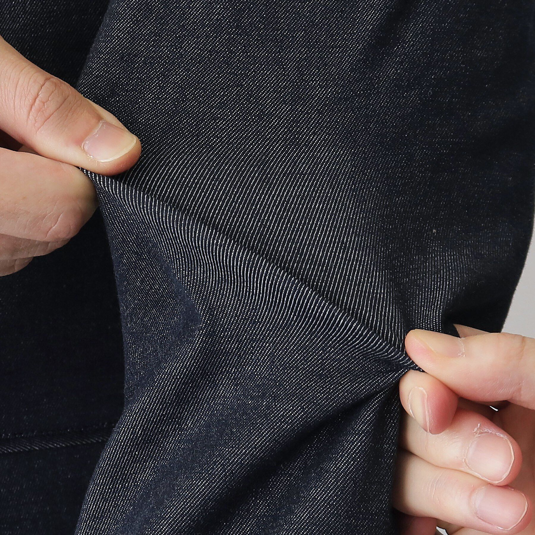 THE SHOP TK「エバーデニムジャケット【セットアップ可/ビジネス対応/色落ちしにくい/ストレッチ素材】」|テーラードジャケット|