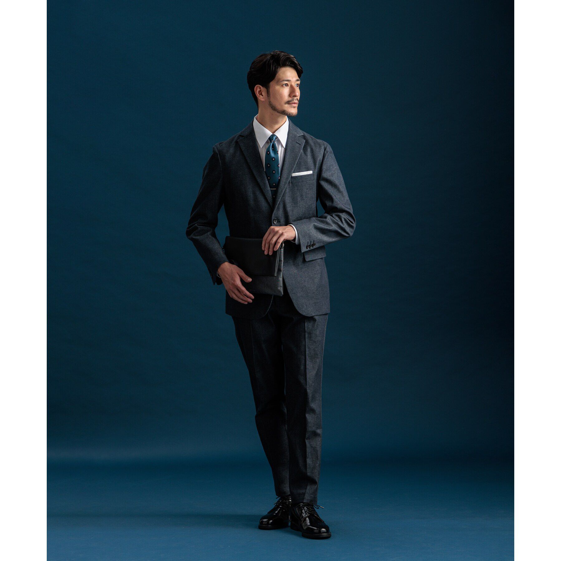 THE SHOP TK「エバーデニムスラックス【セットアップ可/ビジネス対応/色落ちしにくい/ストレッチ素材】」|その他|