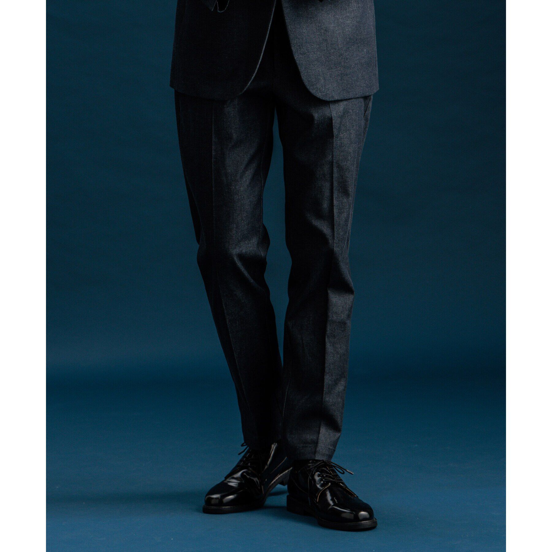 THE SHOP TK「エバーデニムスラックス【セットアップ可/ビジネス対応/色落ちしにくい/ストレッチ素材】」|その他|ﾌﾞﾙｰ(093)