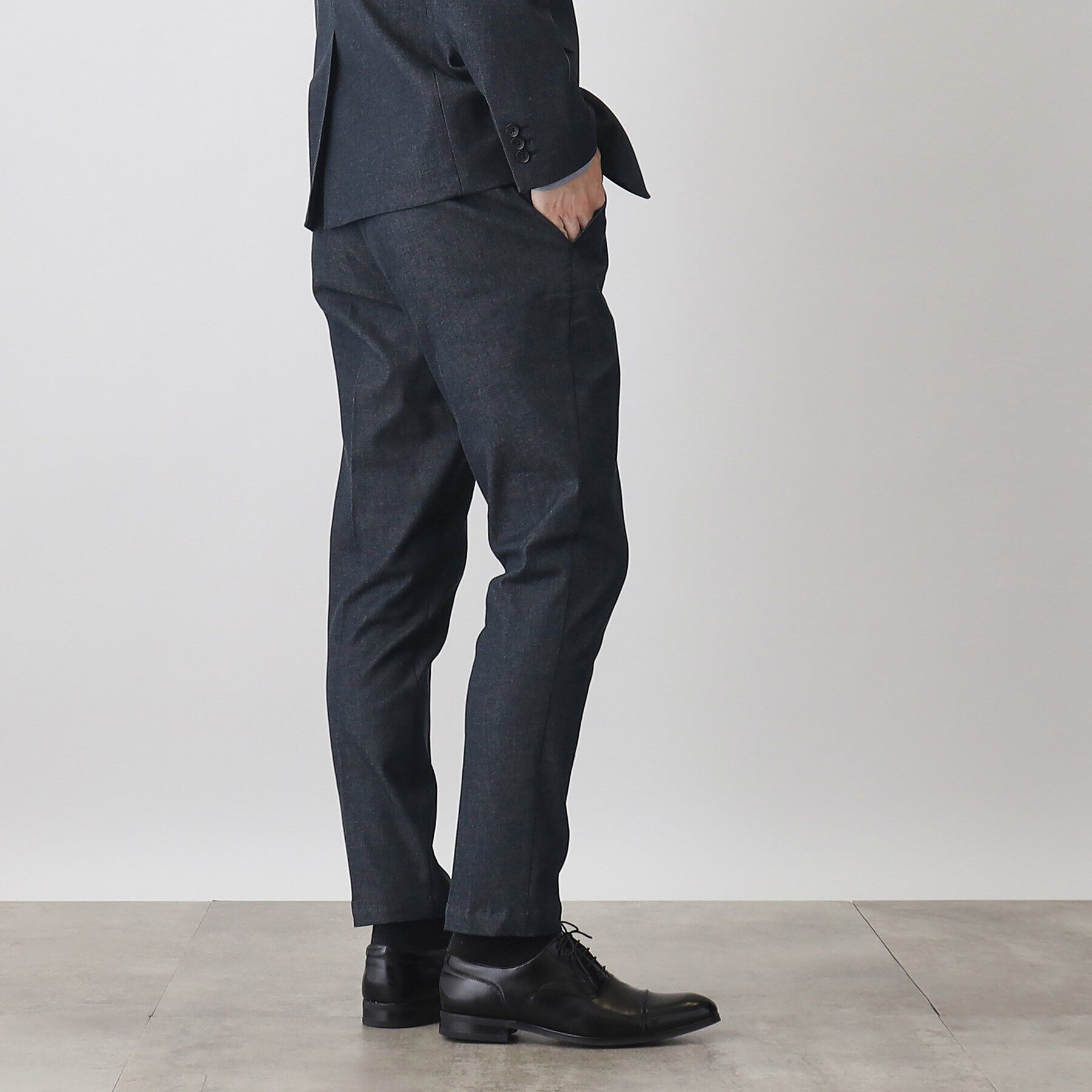 THE SHOP TK「エバーデニムスラックス【セットアップ可/ビジネス対応/色落ちしにくい/ストレッチ素材】」|その他|