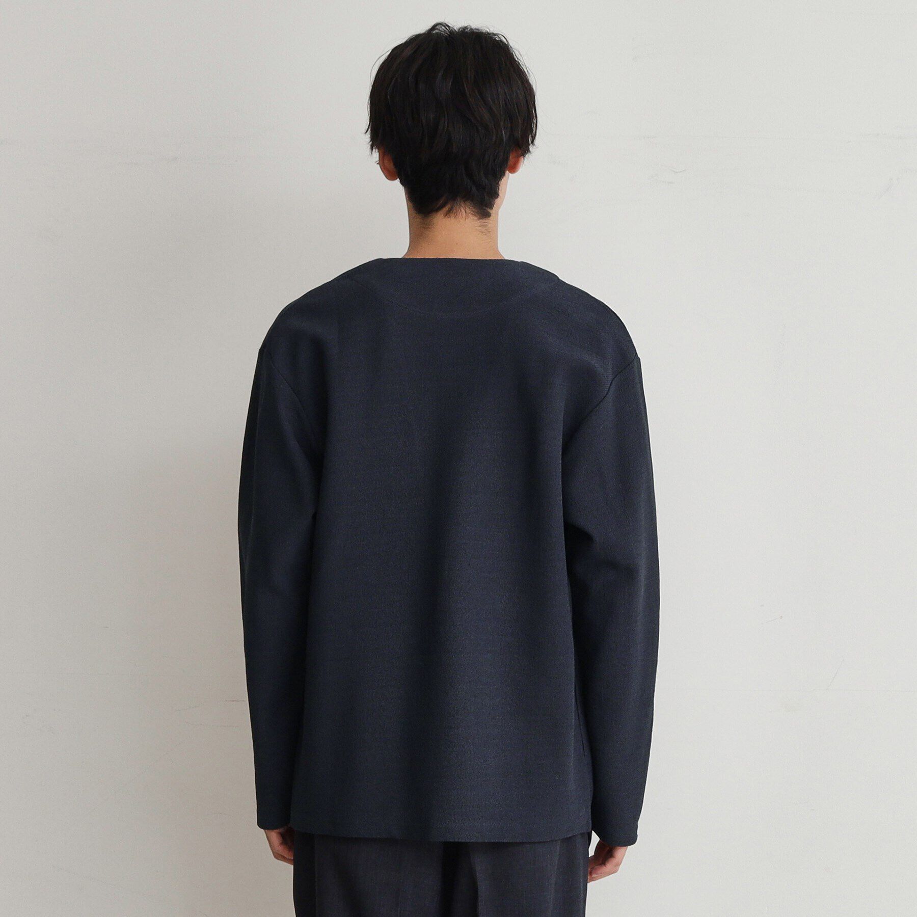 THE SHOP TK「バルキータッチノーカラーカーディガン」|カーディガン|