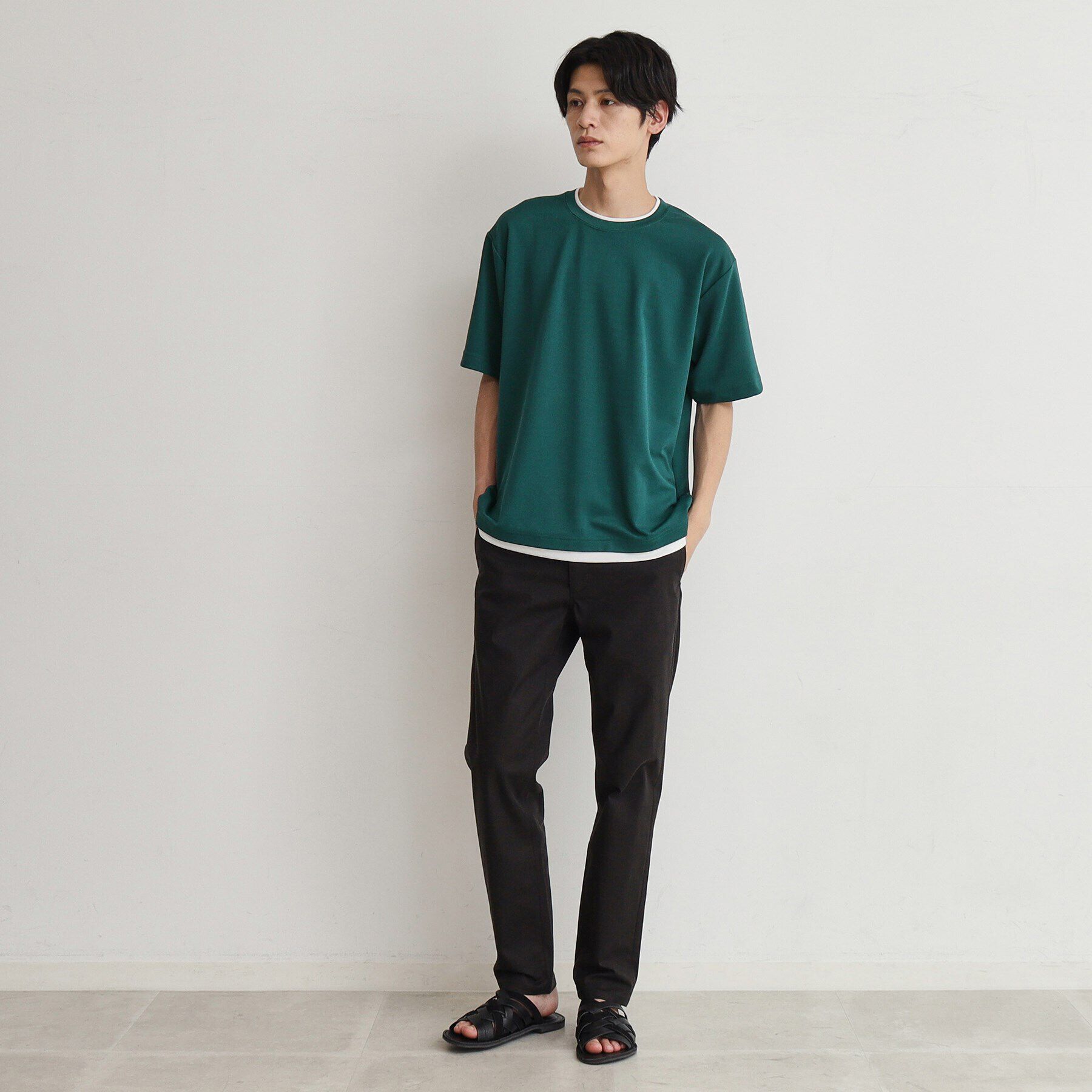 THE SHOP TK「アムンゼンフェイクプルオーバー」|Tシャツ・カットソー|