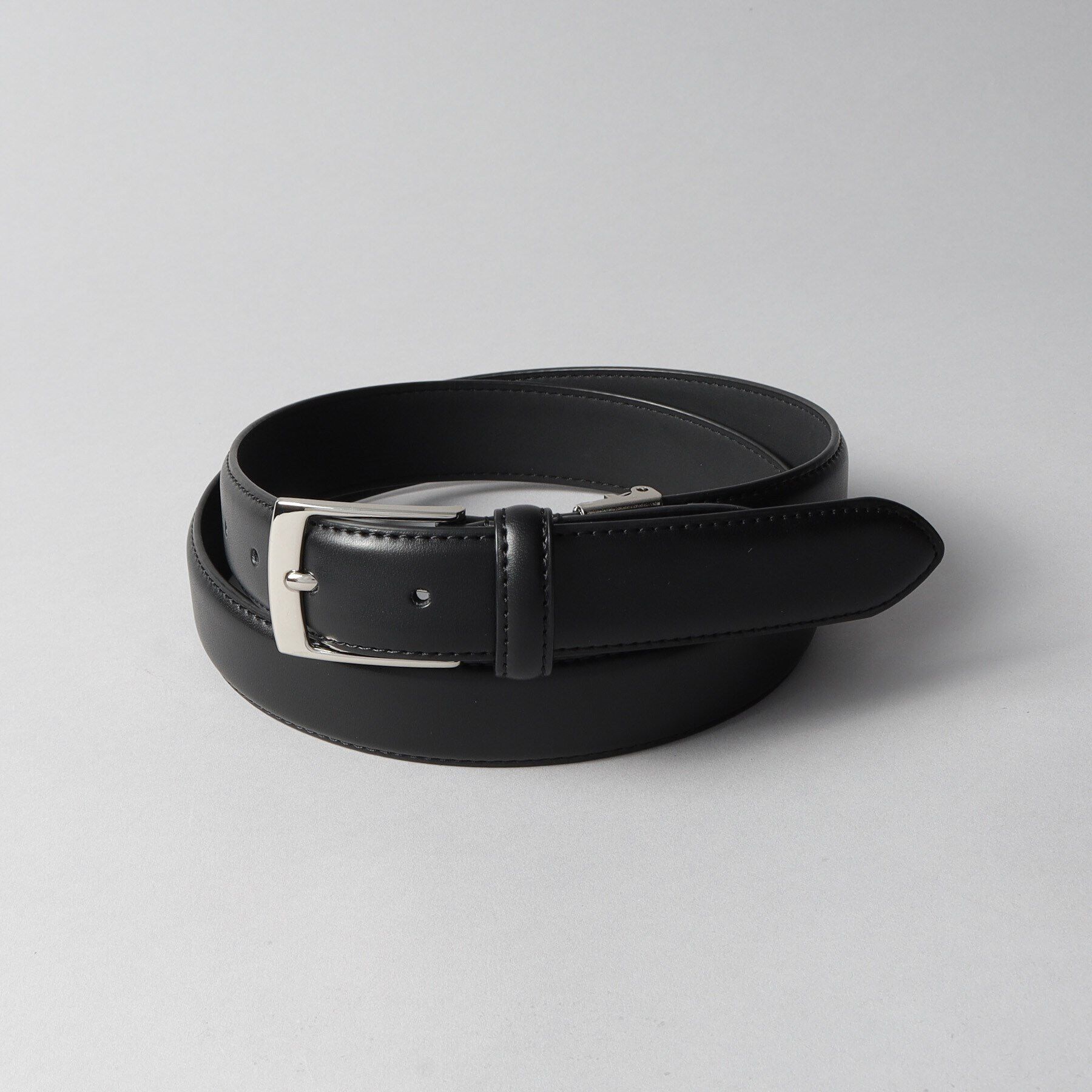 THE SHOP TK「レザースムースベルト」|ベルト|ブラック(019)