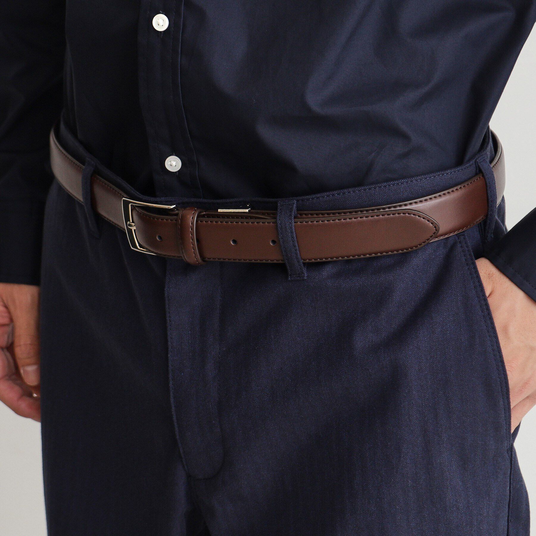 THE SHOP TK「レザースムースベルト」|ベルト|