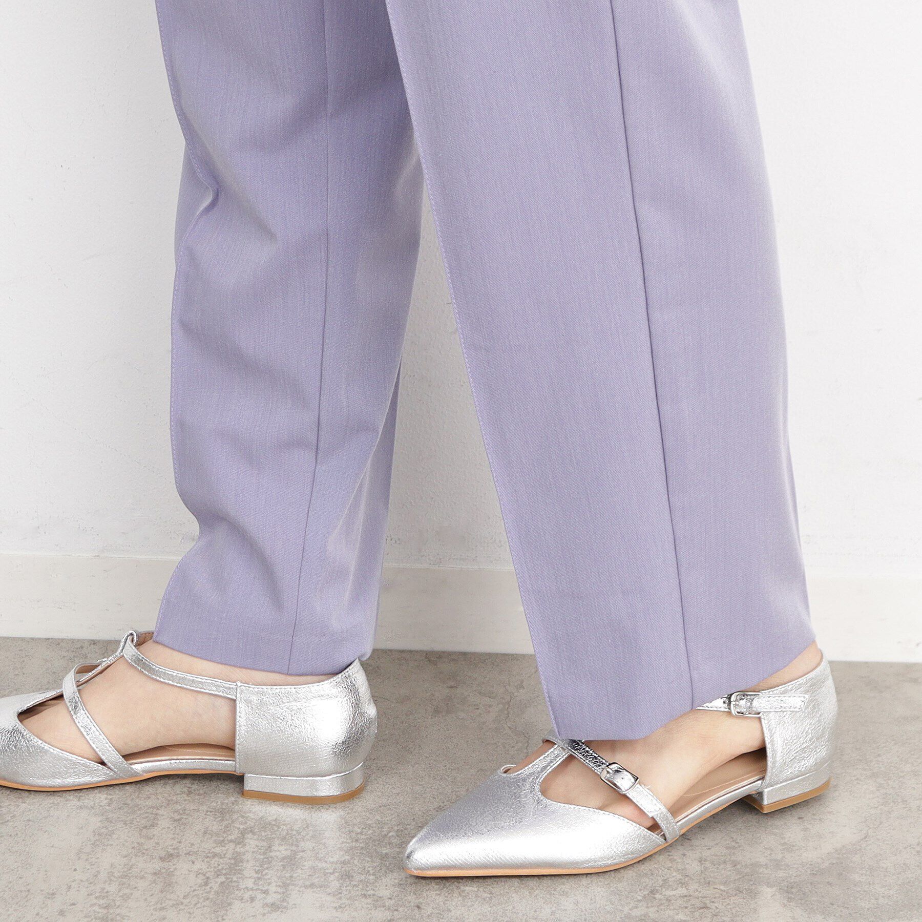 THE SHOP TK「【美シルエット/スタイルUP】ベルト付テーパードパンツ/洗える」|その他|