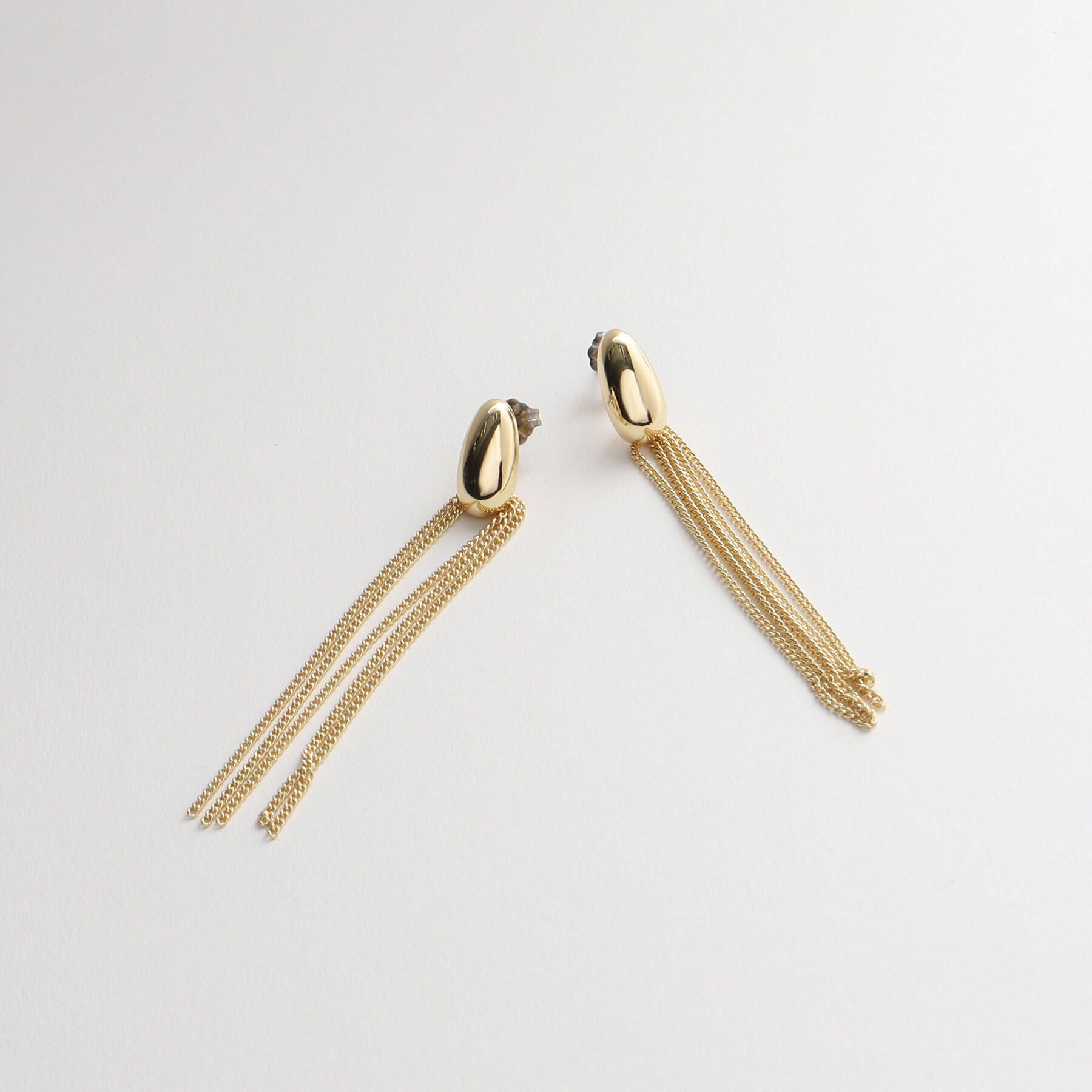 THE SHOP TK「【＠BAILA掲載】ロングチェーンピアス」|ピアス|ゴールド(007)