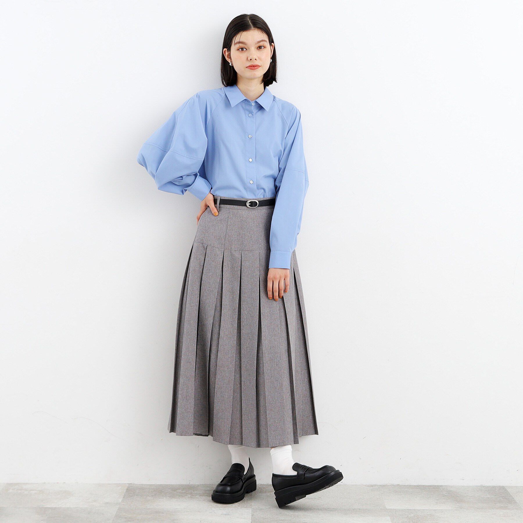 THE SHOP TK「【＠BAILA掲載】袖コクーンシャツ/洗濯機OK」|シャツ・ブラウス|