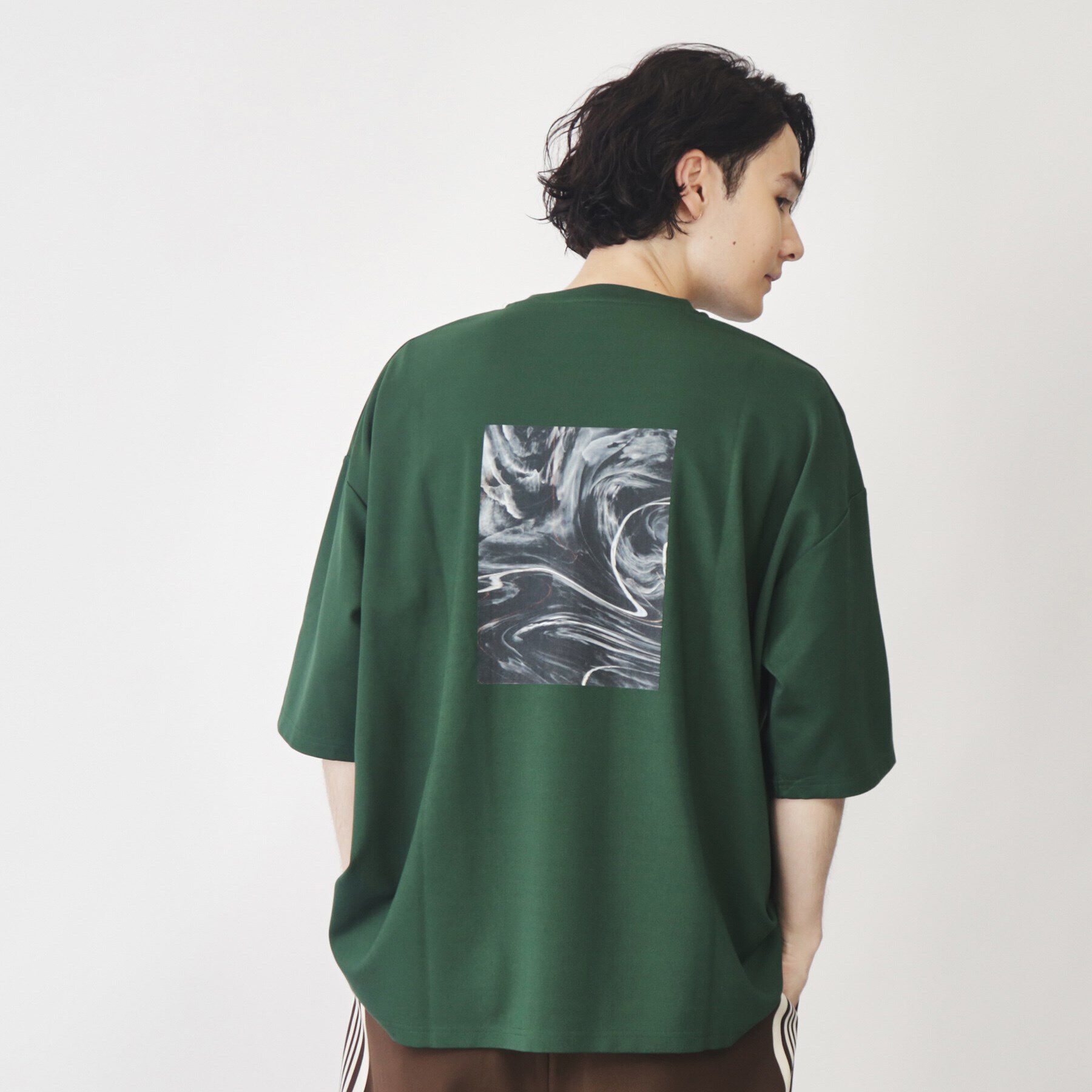 THE SHOP TK「ポンチビッグシルエットプリントTシャツ」|Tシャツ・カットソー|