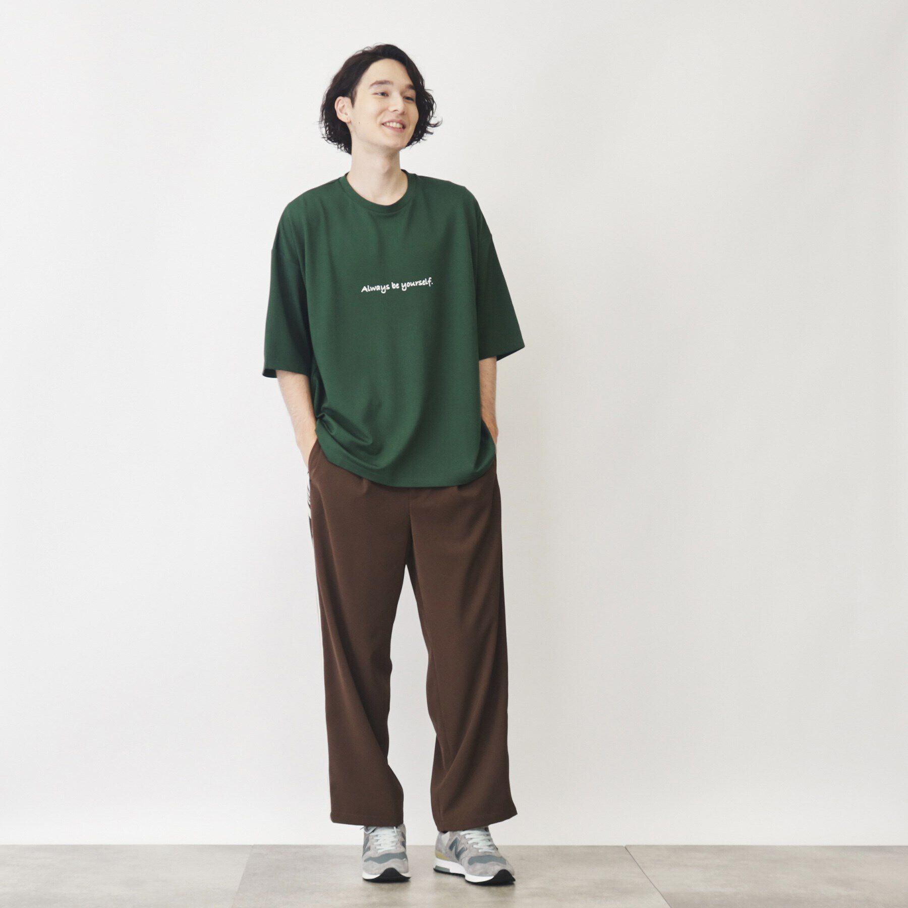 THE SHOP TK「ポンチビッグシルエットプリントTシャツ」|Tシャツ・カットソー|