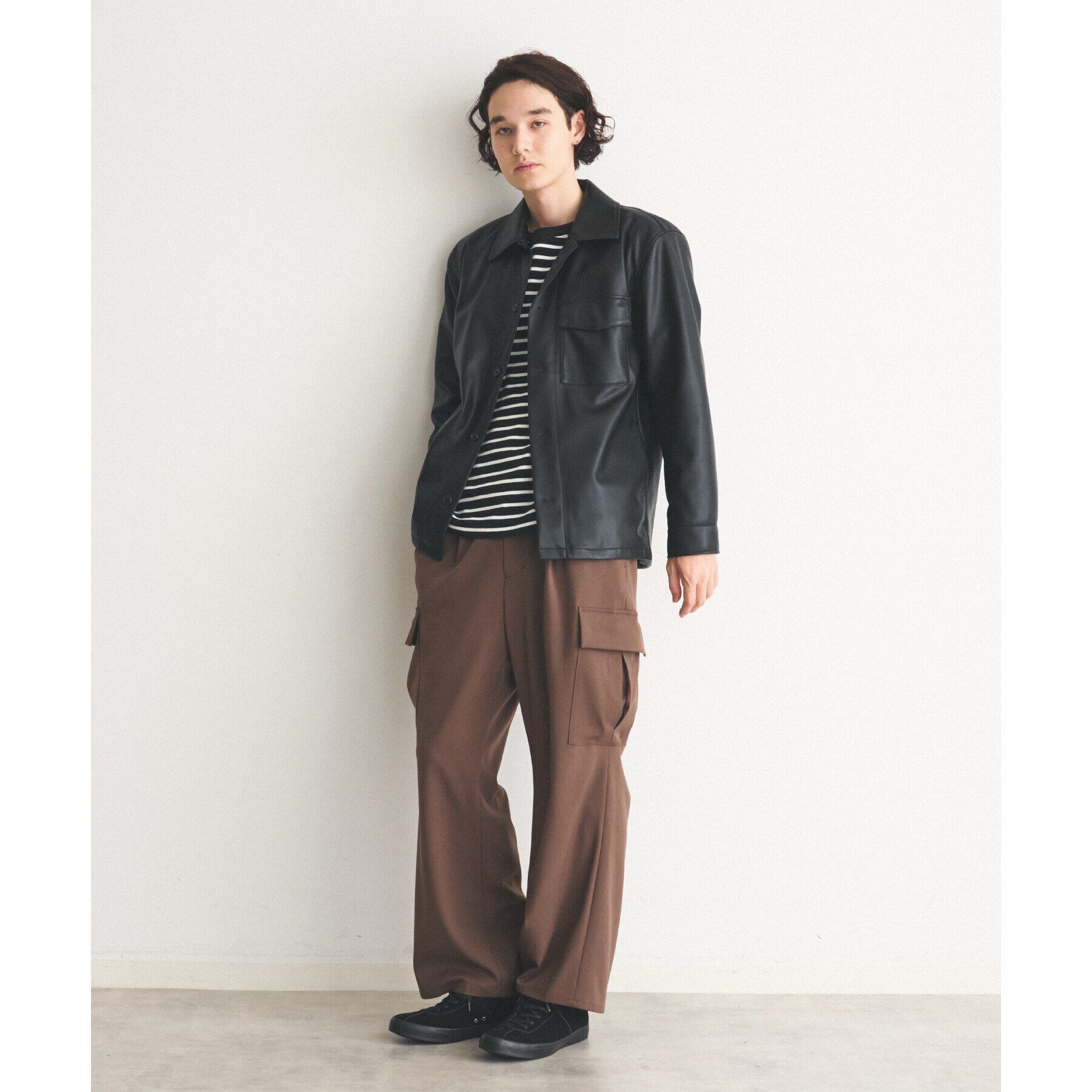 THE SHOP TK「ヴィンテージライクCPOシャツ」|ブルゾン・スタジャン|