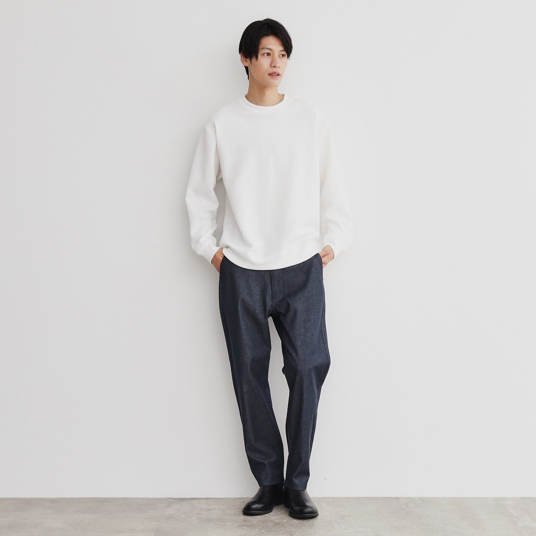 THE SHOP TK「ふくれキルティングプルオーバー」|Tシャツ・カットソー|