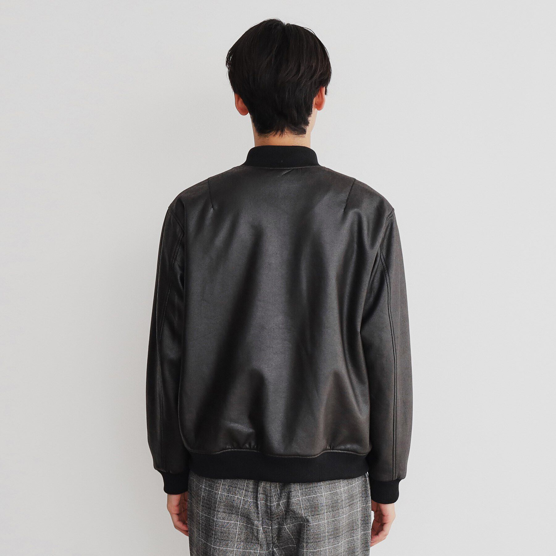 THE SHOP TK「ヴィンテージライクリブブルゾン」|ブルゾン・スタジャン|