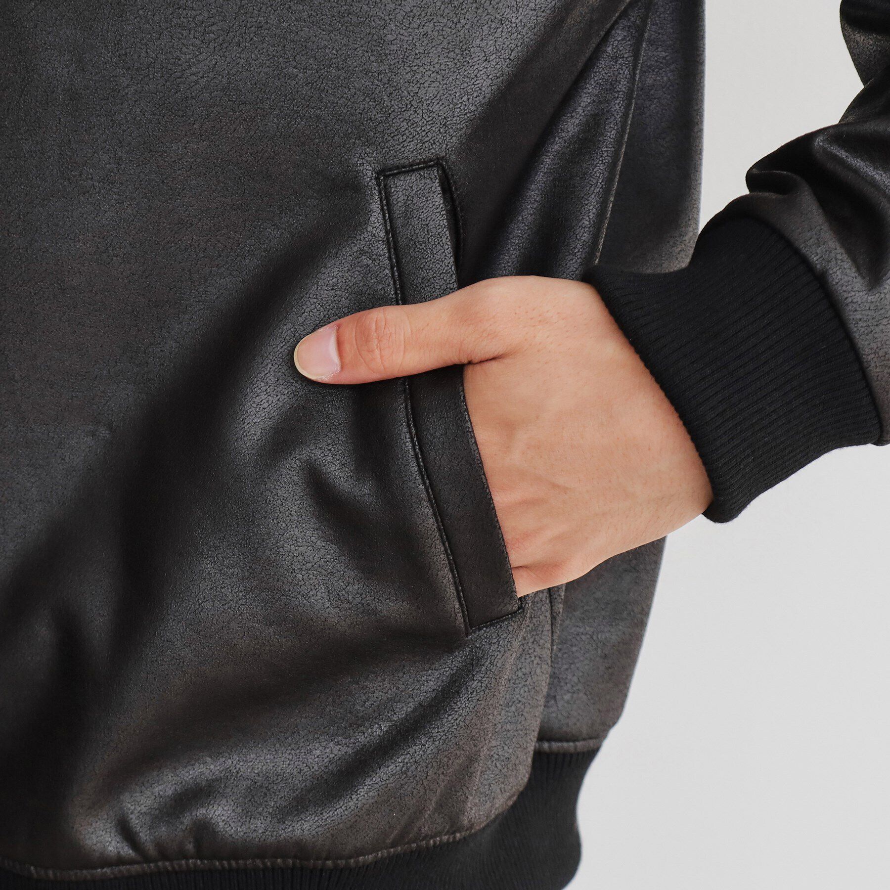 THE SHOP TK「ヴィンテージライクリブブルゾン」|ブルゾン・スタジャン|